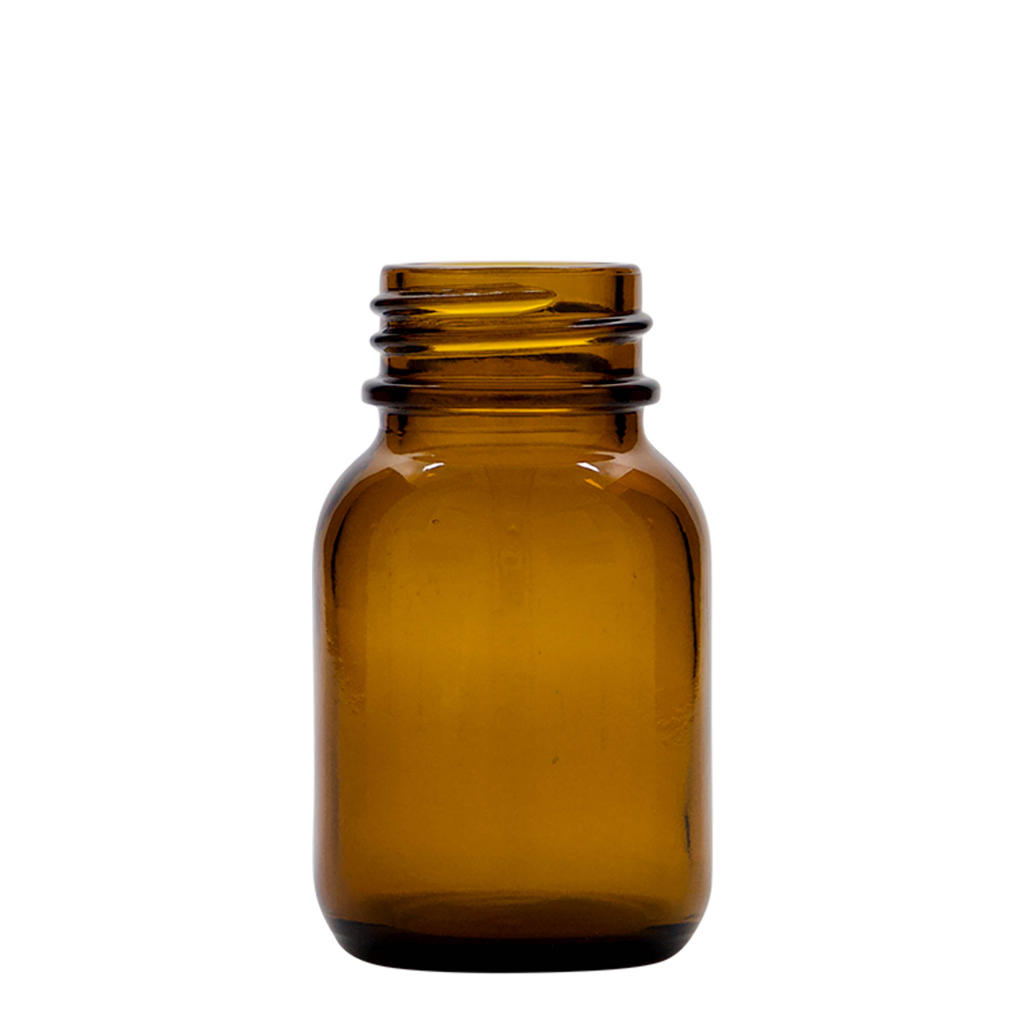 Βάζο με φαρδύ λαιμό 50 ml, καφέ, στόμιο: DIN 32 Βάζο με φαρδύ λαιμό 50 ml, καφέ, στόμιο: DIN 32