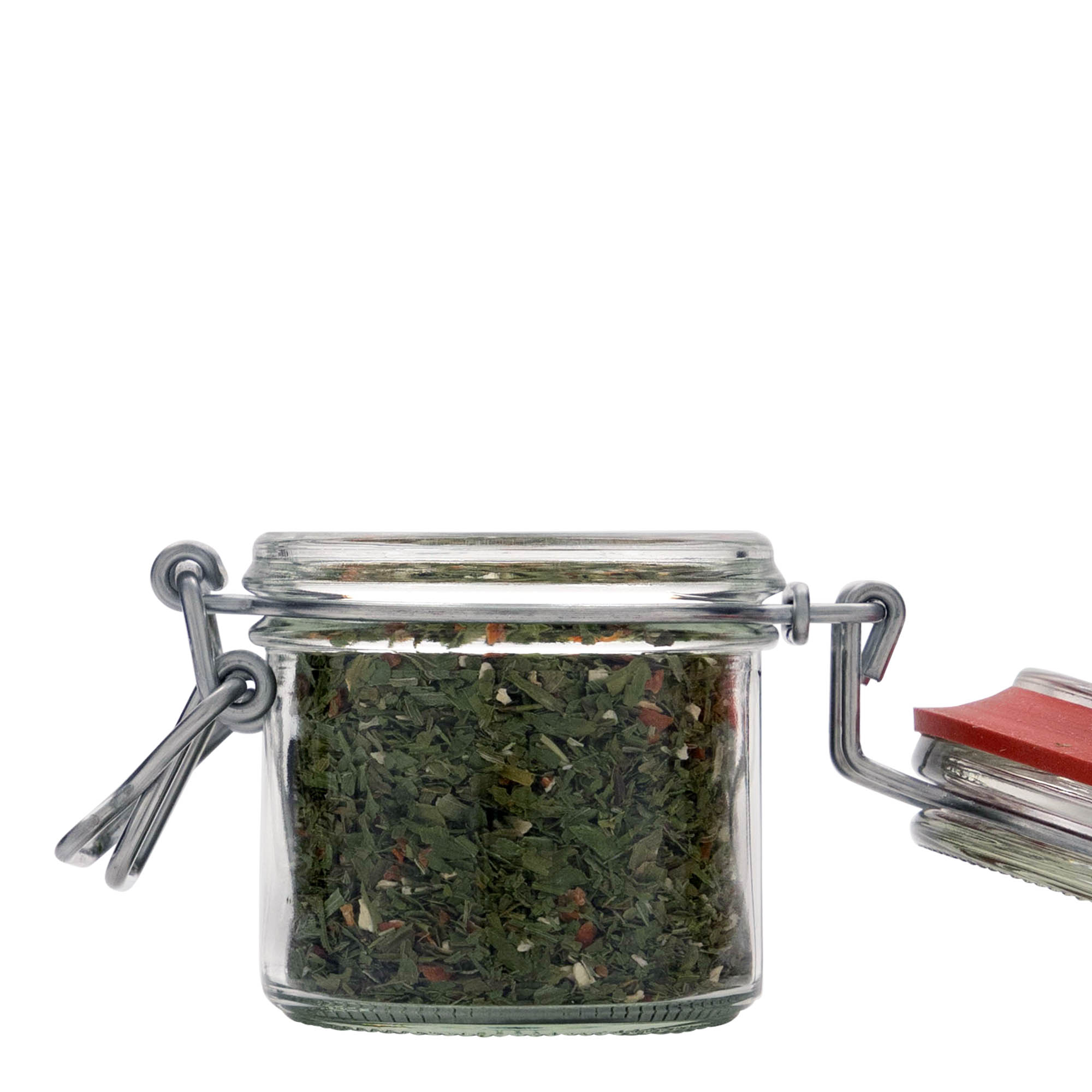 Βάζο με καπάκι με κλιπ 125 ml, στόμιο: καπάκι με κλιπ Βάζο με καπάκι με κλιπ 125 ml, στόμιο: καπάκι με κλιπ