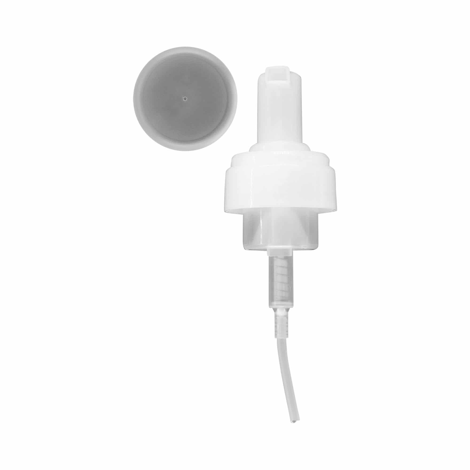 Δοχείο 100 ml 'Foamer', πλαστικό PP, λευκό, για στόμιο: βιδωτό καπάκι