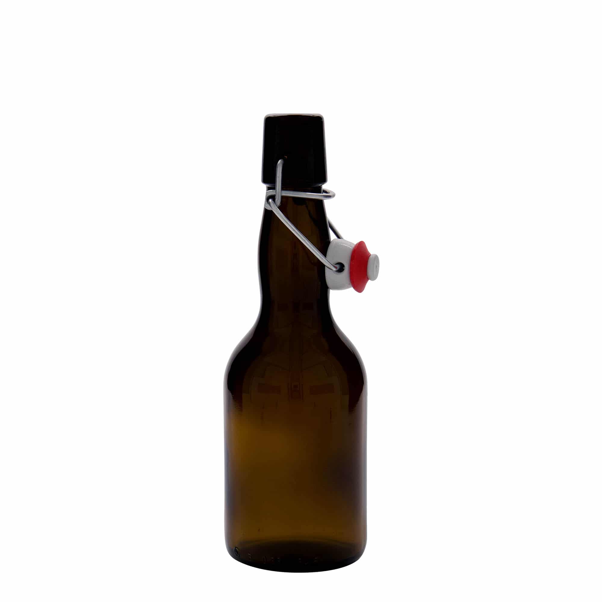Μπουκάλι μπύρας με φαρδύ λαιμό 330 ml, γυάλινο, καφέ, στόμιο: μηχανικό πώμα