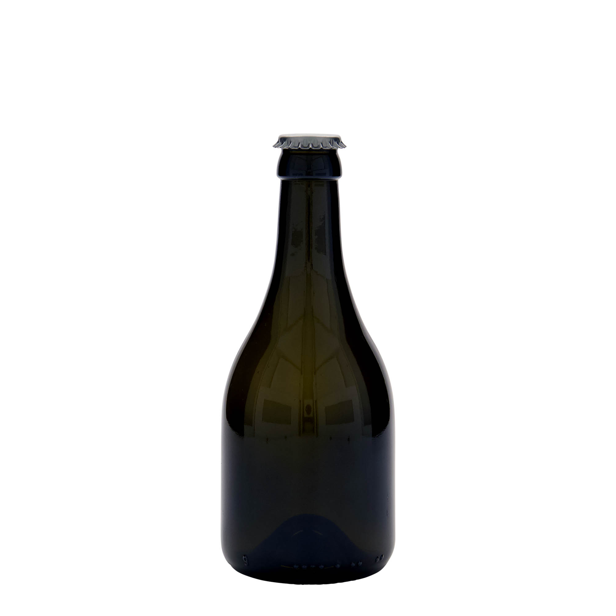 Μπουκάλι μπύρας 'Horta' 330 ml, γυάλινο, πράσινο αντικέ, στόμιο: μεταλλική τάπα Μπουκάλι μπύρας 'Horta' 330 ml, γυάλινο, πράσινο αντικέ, στόμιο: μεταλλική τάπα