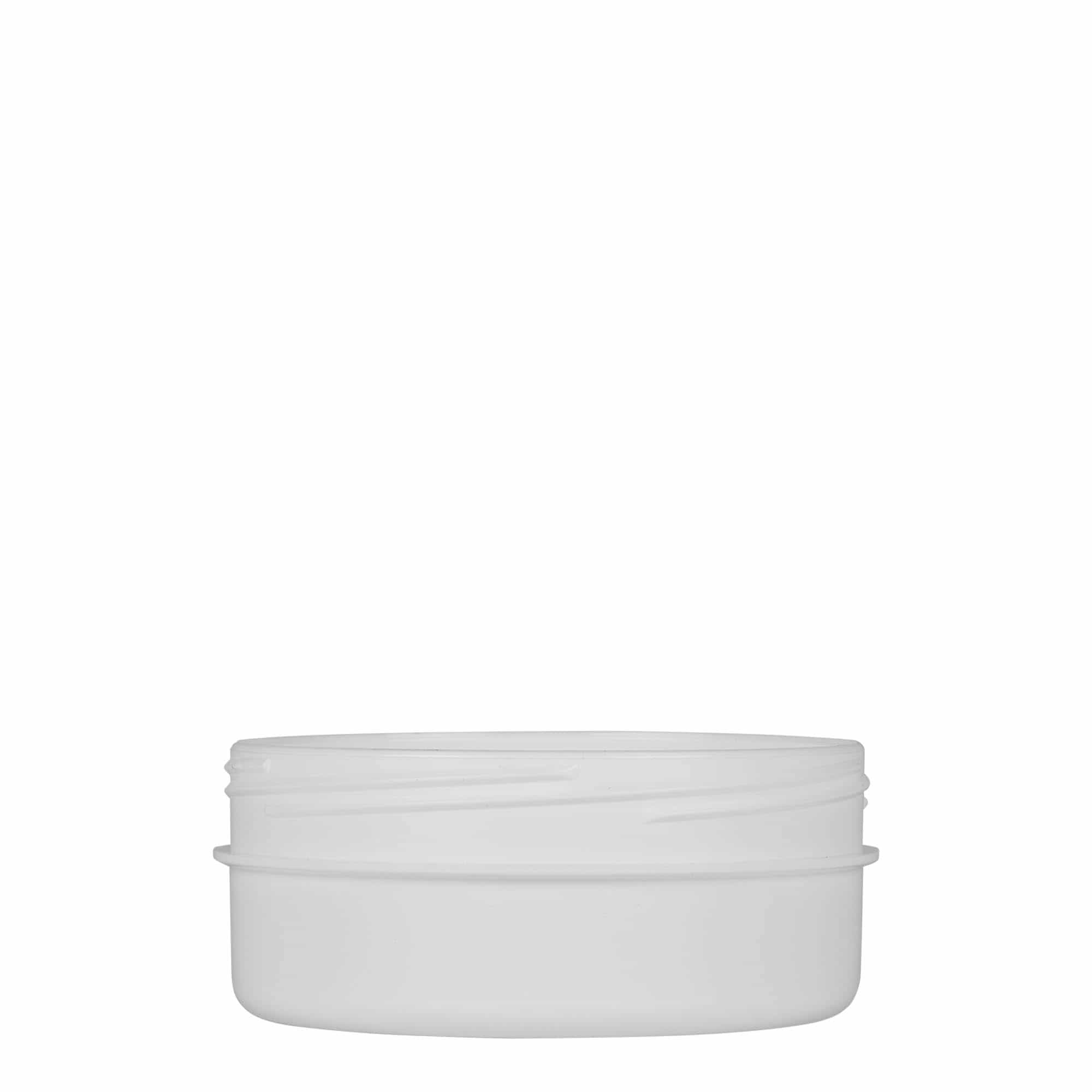 Πλαστικό βάζο 'White Line' 125 ml, PP, λευκό, στόμιο: βιδωτό πώμα