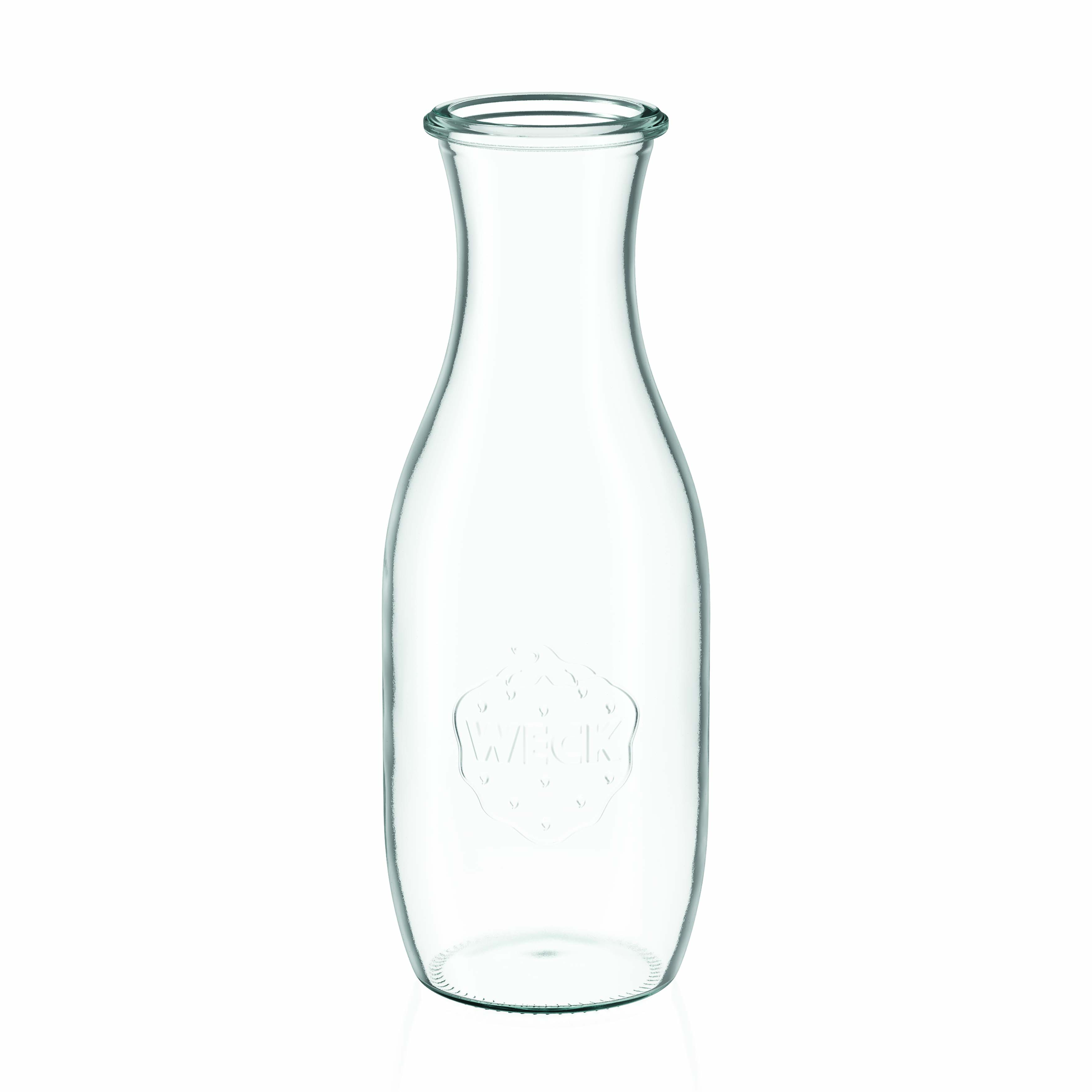 1.000 ml φιάλη χυμού WECK, στόμιο: στρογγυλή άκρη