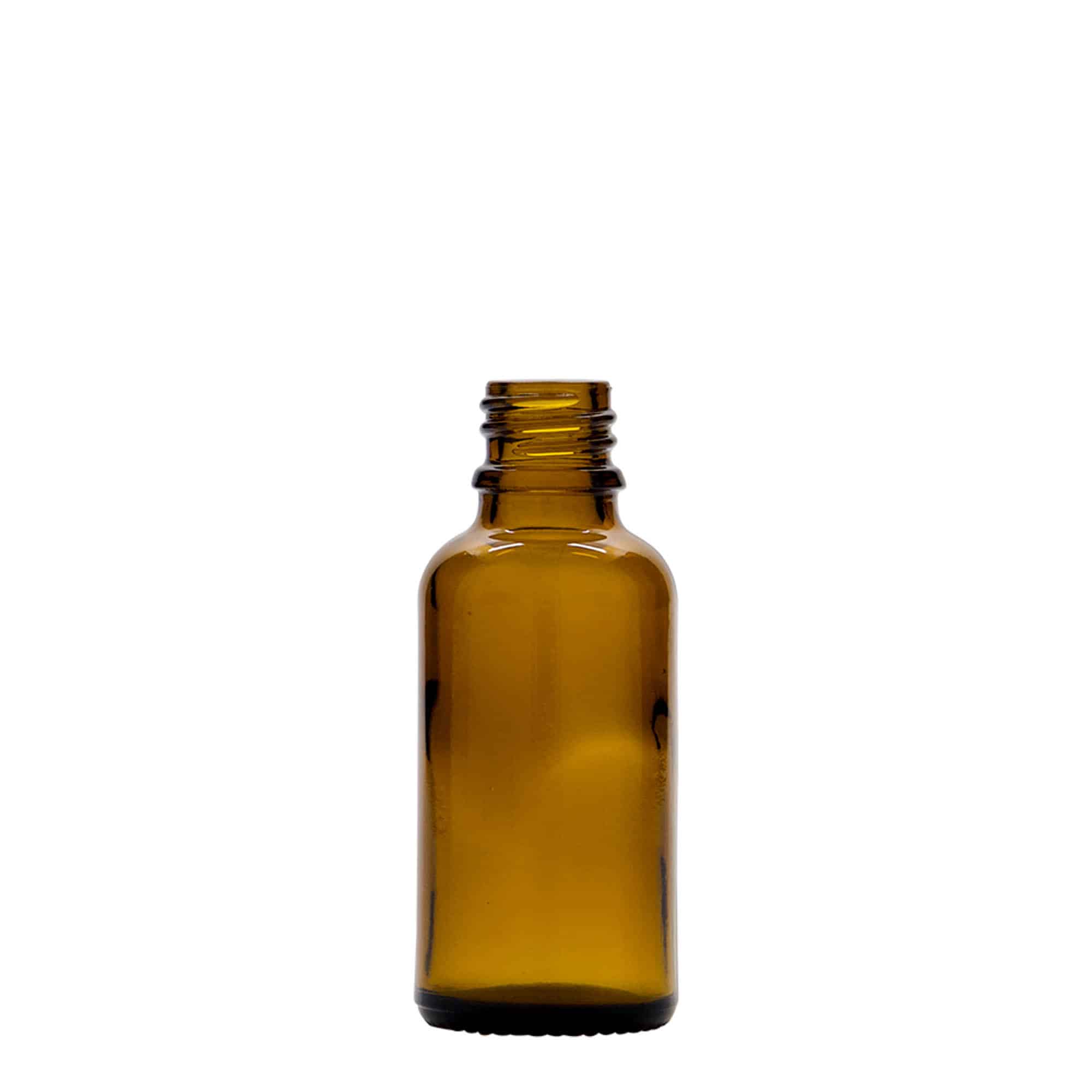 Μπουκάλι ψεκασμού φαρμάκου 30 ml, γυάλινο, καφέ, στόμιο: DIN 18