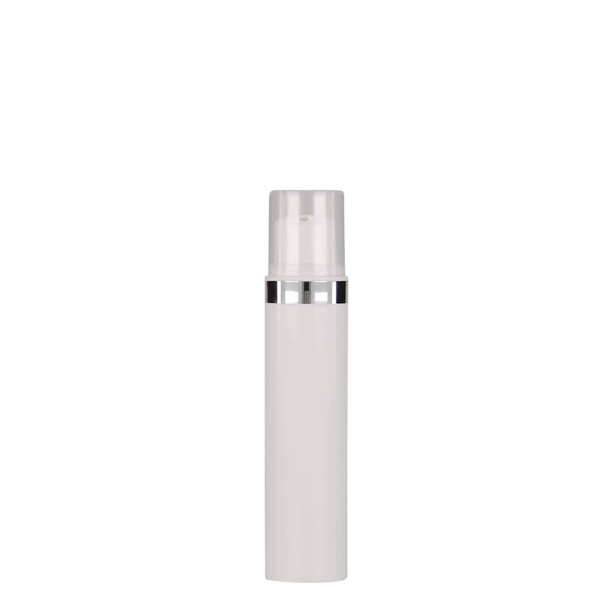 Airless Dispenser 'Nano' 15 ml, πλαστικό PP, λευκό