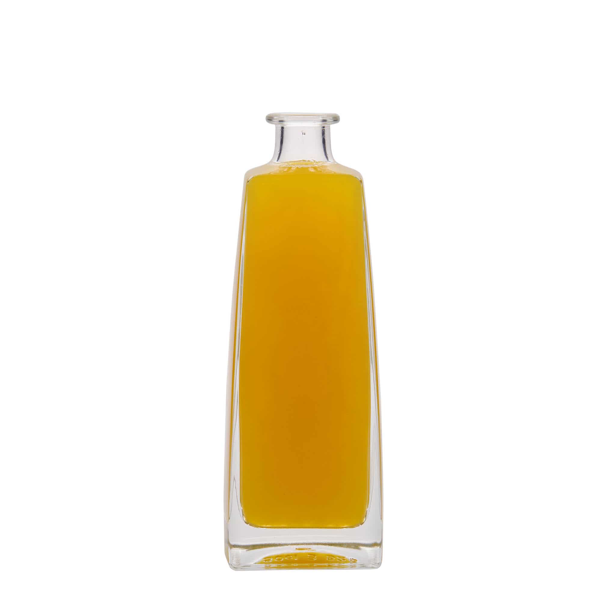Γυάλινο μπουκάλι 'Timmy' 500 ml, ορθογώνιο, στόμιο: φελλός