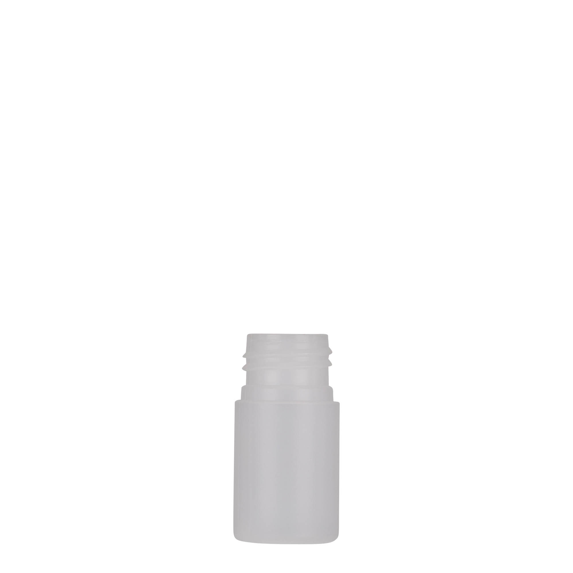 Πλαστικό μπουκάλι 'Tuffy' 15 ml, HDPE, φυσικό χρώμα, στόμιο: GPI 24/410 Πλαστικό μπουκάλι 'Tuffy' 15 ml, HDPE, φυσικό χρώμα, στόμιο: GPI 24/410