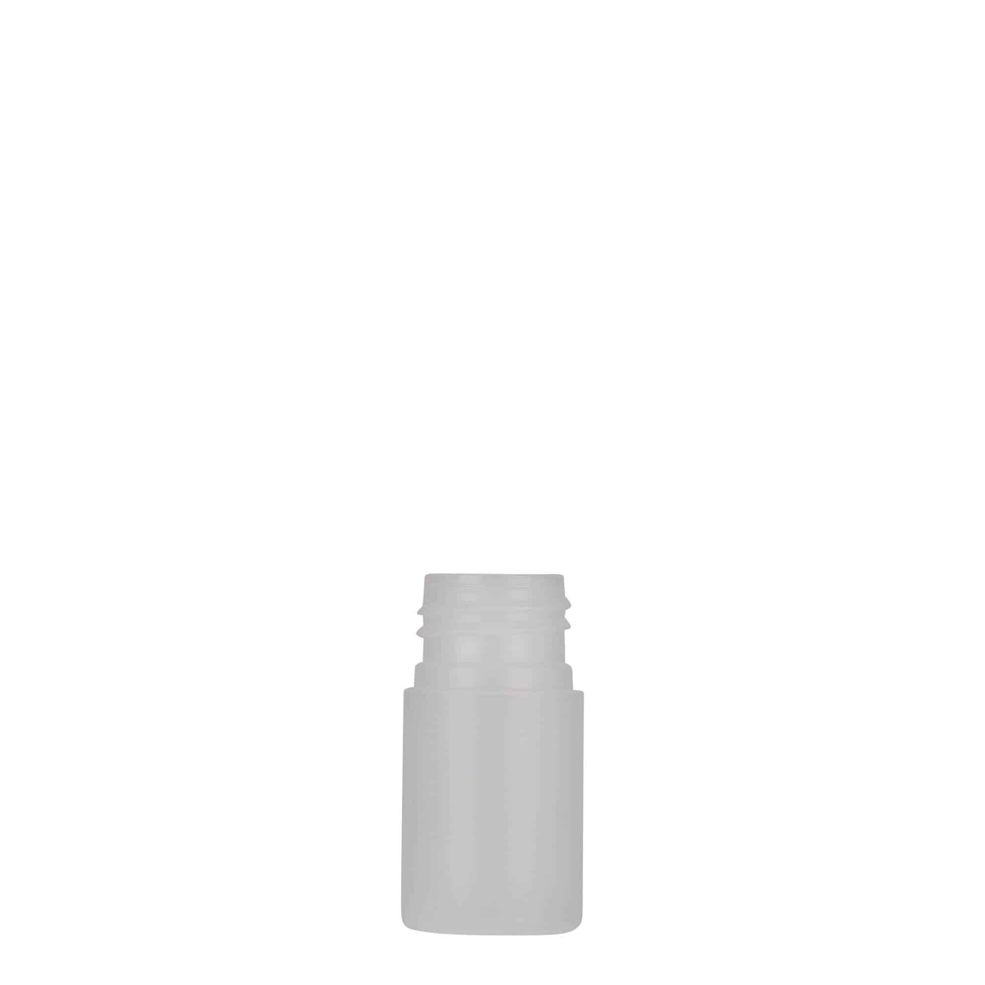 15 ml πλαστικό μπουκάλι 'Tuffy', HDPE, φυσικό, στόμιο: 24/410