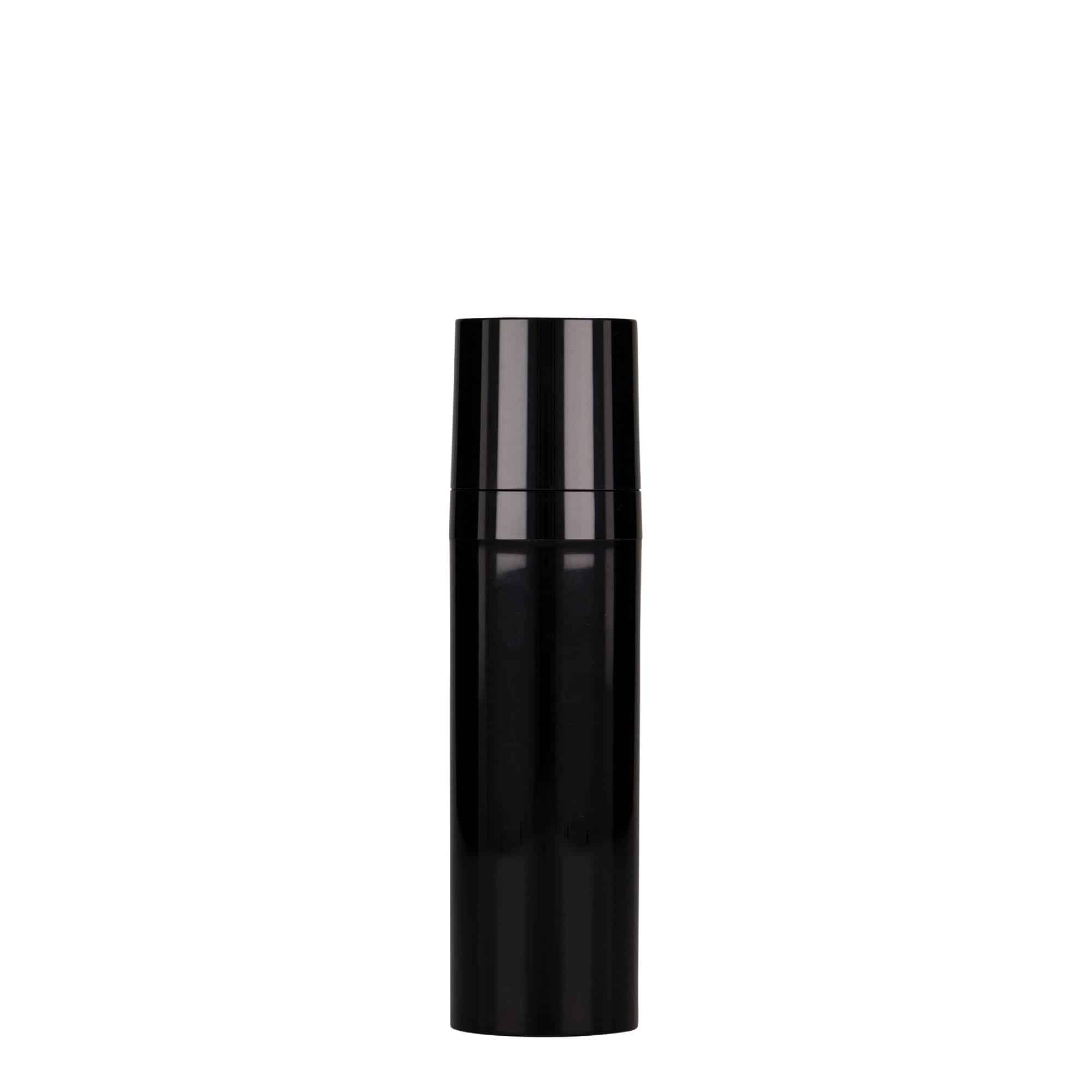 Airless Dispenser 'Micro' 30 ml, πλαστικό PP, μαύρο