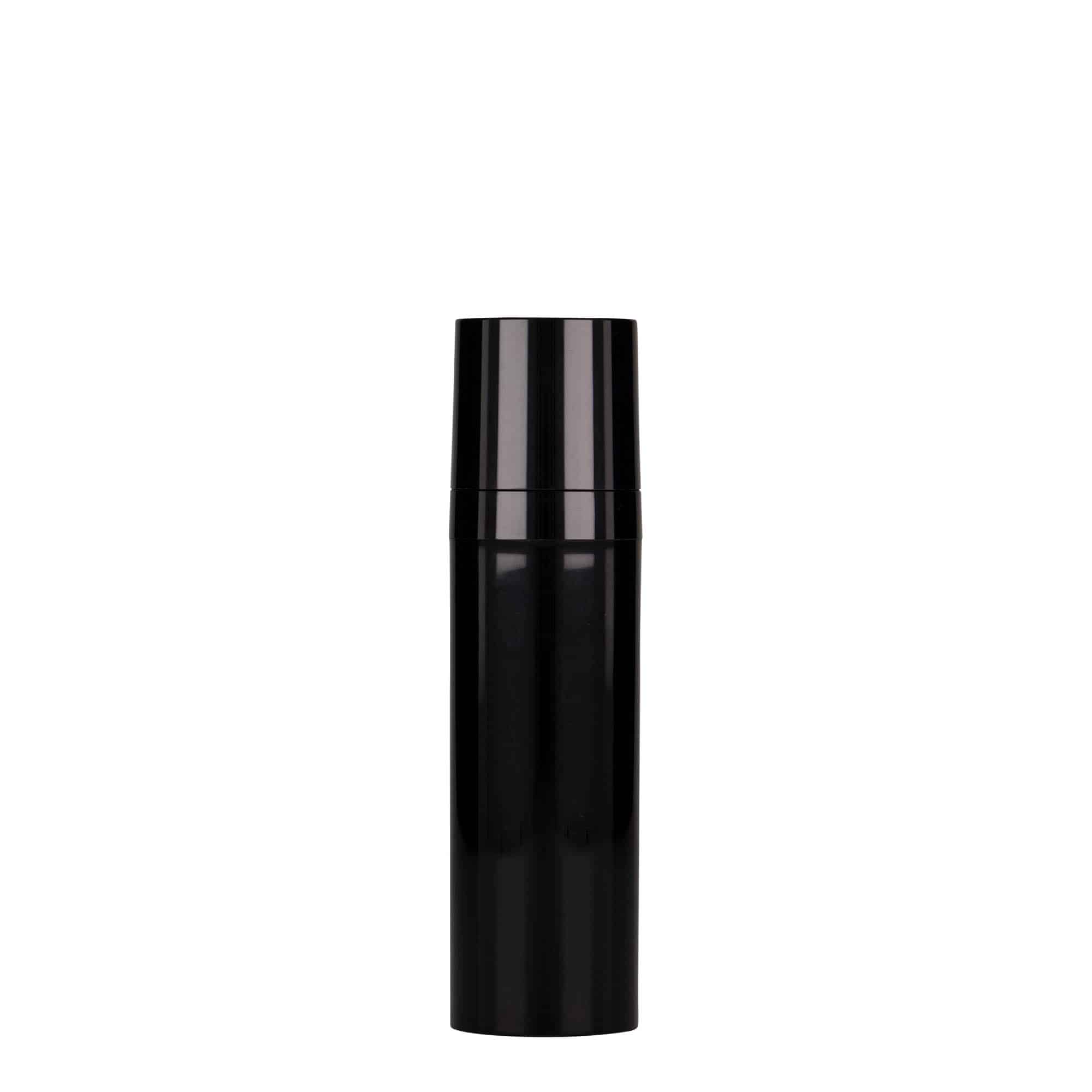 30 ml Airless Διανομέας 'Micro', πλαστικό PP, μαύρο