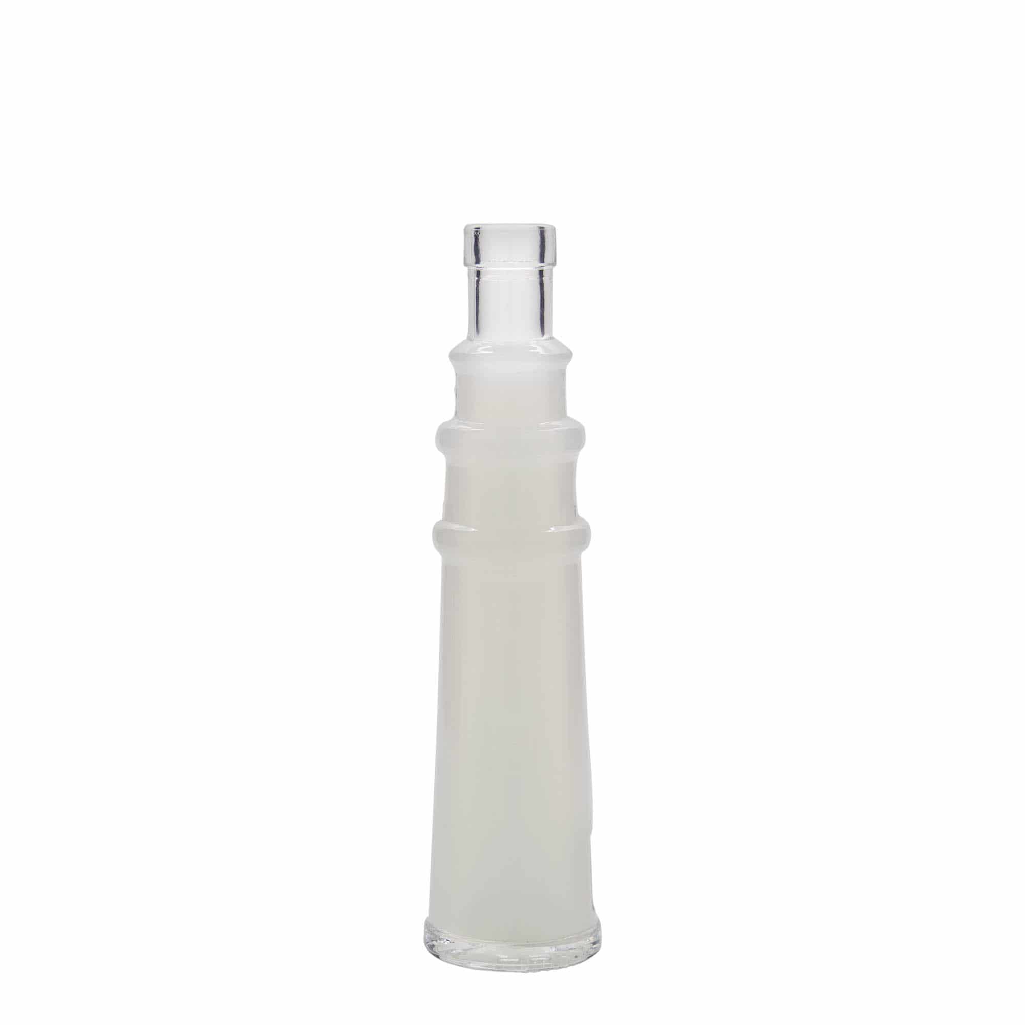 Γυάλινο μπουκάλι φαρμακείου 'Φάρος' 100 ml, στόμιο: φελλός