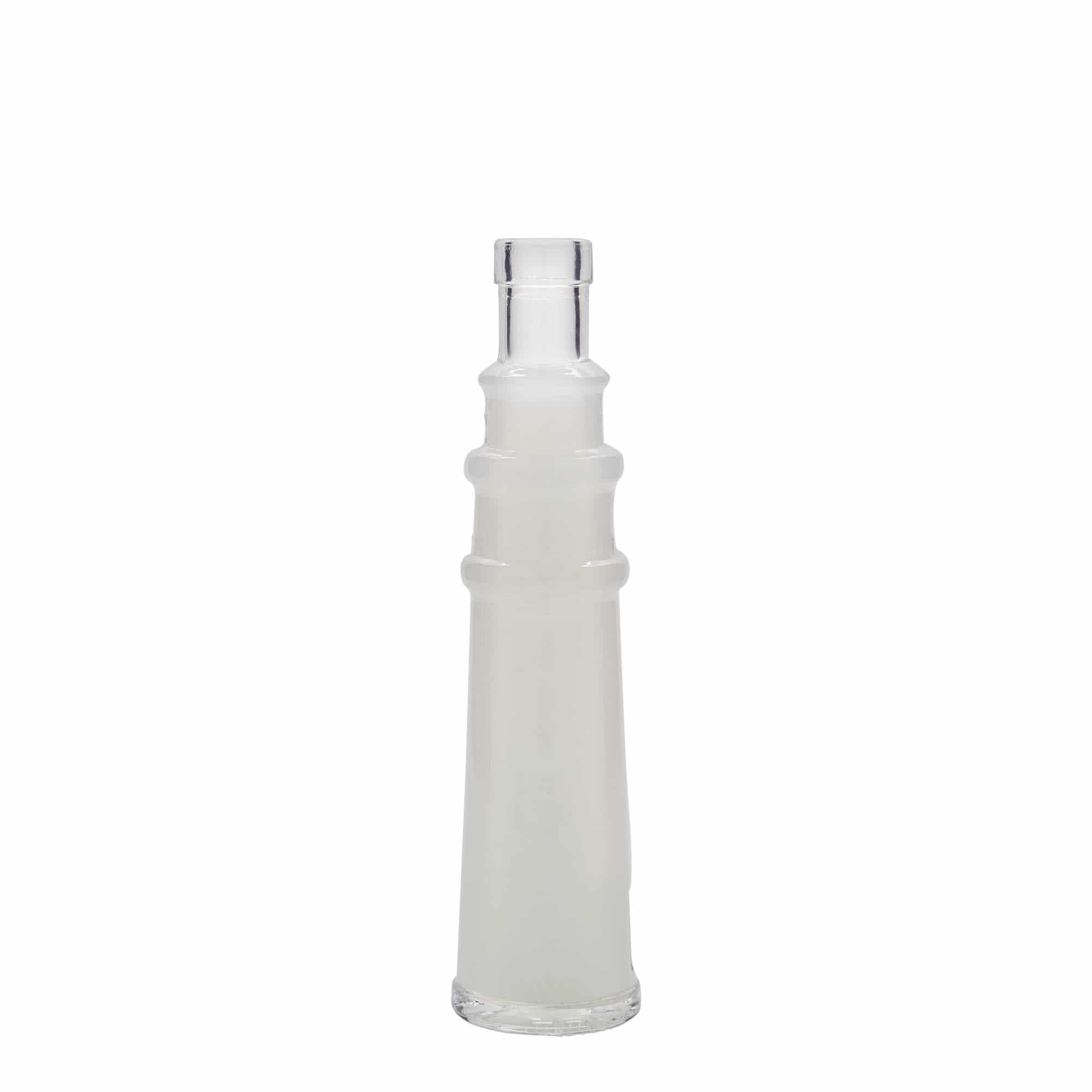 Γυάλινο μπουκάλι φαρμακείου 'Φάρος' 100 ml, στόμιο: φελλός