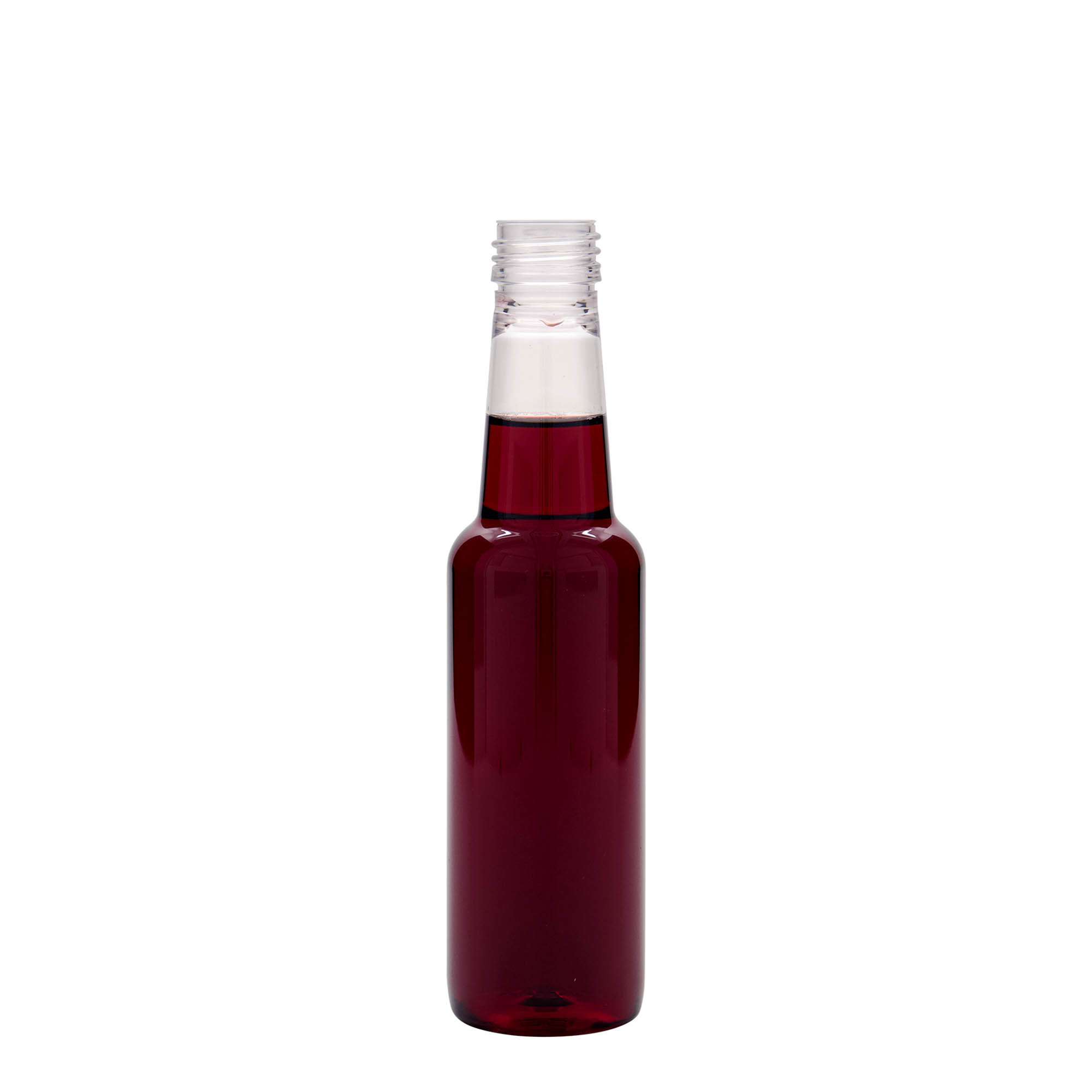 Μπουκάλι PET 'Κρασί' 250 ml, πλαστικό, στόμιο: PP 28 Μπουκάλι PET 'Κρασί' 250 ml, πλαστικό, στόμιο: PP 28