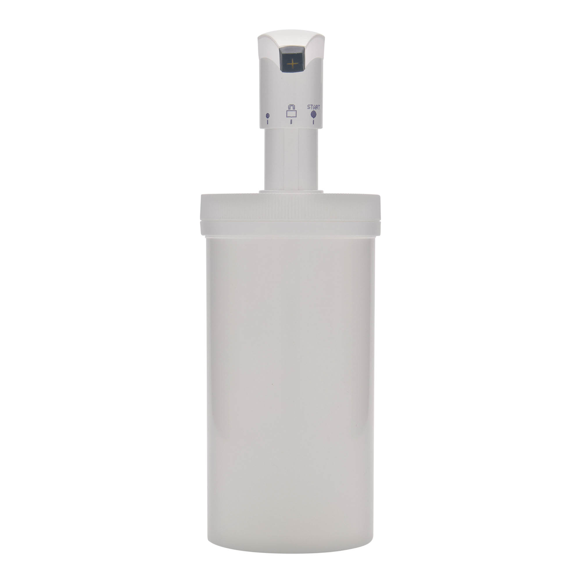 Μπουκάλι με αντλία 'Securibox' 655 ml, πλαστικό PP, λευκό, στόμιο: βιδωτό πώμα