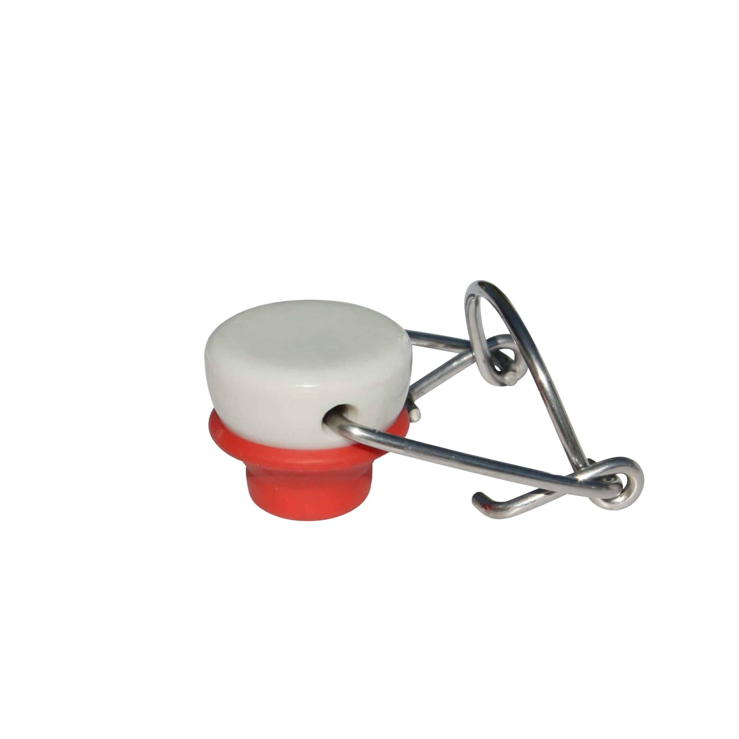 Μηχανικό πώμα ειδικού μεγέθους, πλαστικό, κόκκινο-λευκό Μηχανικό πώμα ειδικού μεγέθους, πλαστικό, κόκκινο-λευκό