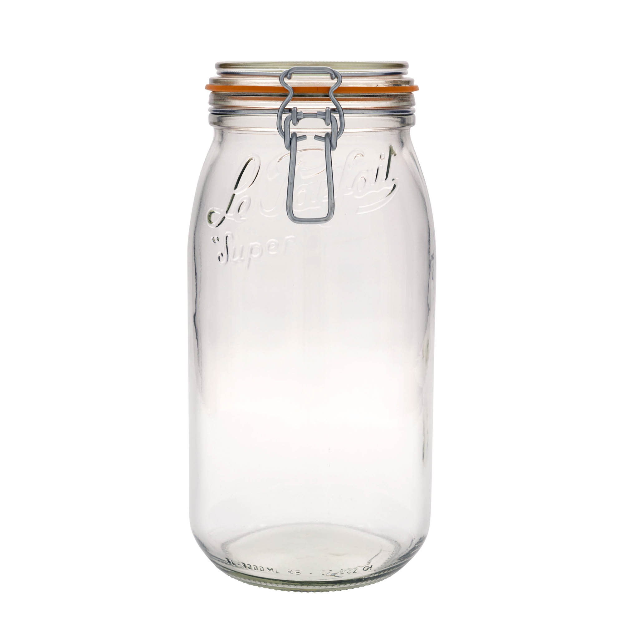 Βάζο με καπάκι με κλιπ 'Le Parfait Super Bocal' 3.000 ml, στόμιο: καπάκι με κλιπ Βάζο με καπάκι με κλιπ 'Le Parfait Super Bocal' 3.000 ml, στόμιο: καπάκι με κλιπ