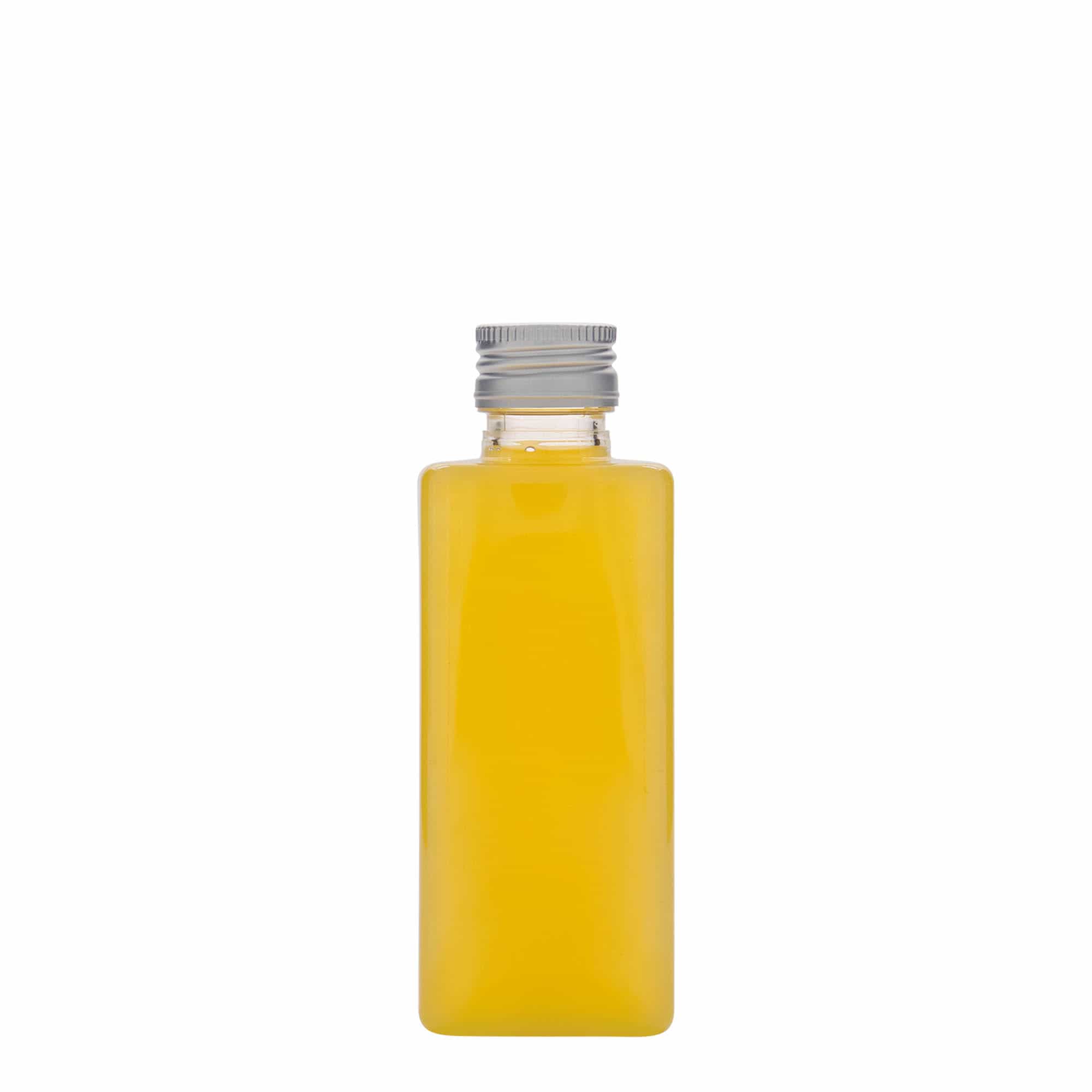 250 ml φιάλη PET 'Karl', τετράγωνη, πλαστικό, στόμιο: PP 28