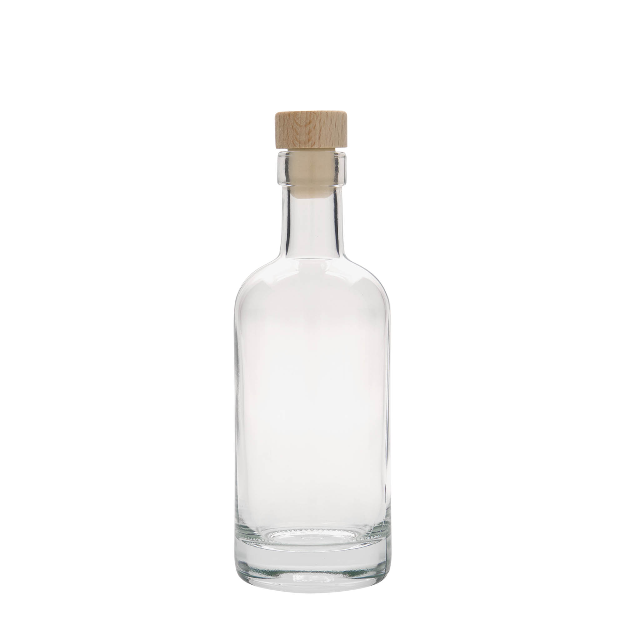 Γυάλινο μπουκάλι 'Linea Uno' 250 ml, στόμιο: φελλός