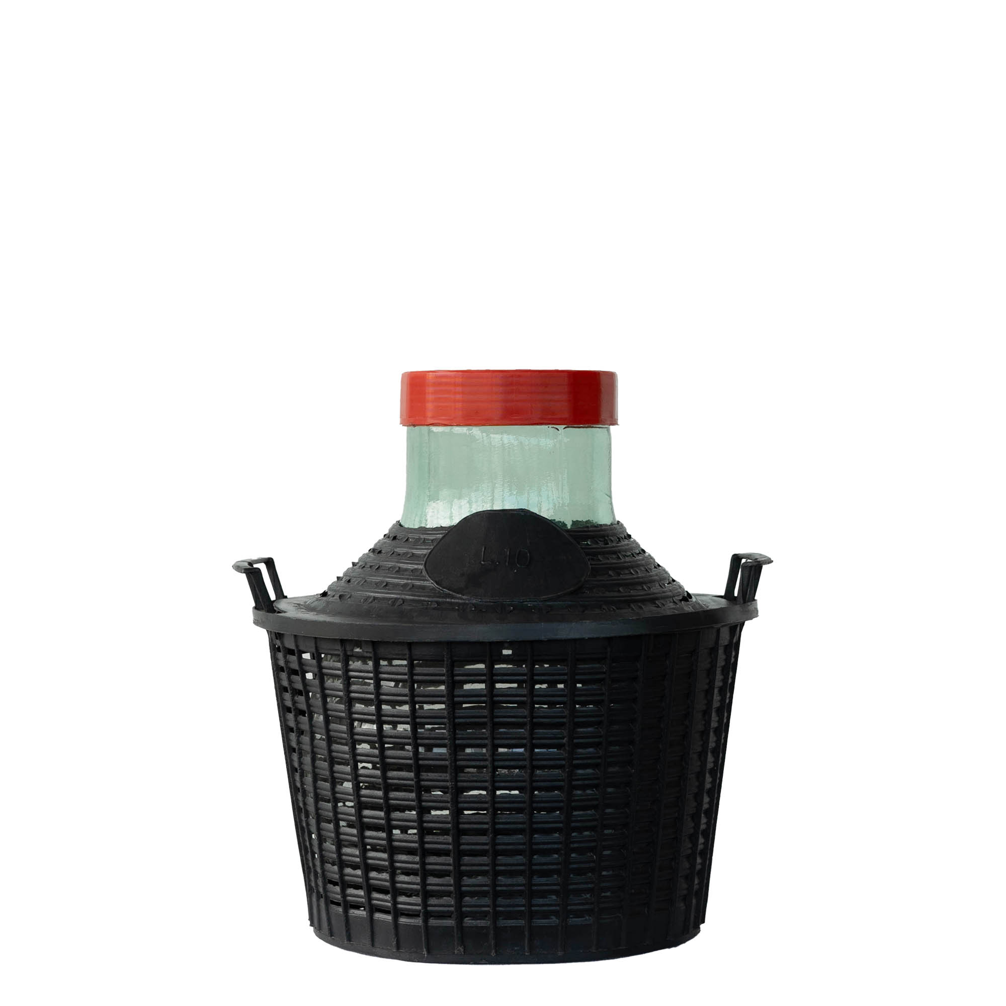 Νταμιτζάνα 10 l με φαρδύ λαιμό, γυάλινη, στόμιο: βιδωτό πώμα Νταμιτζάνα 10 l με φαρδύ λαιμό, γυάλινη, στόμιο: βιδωτό πώμα