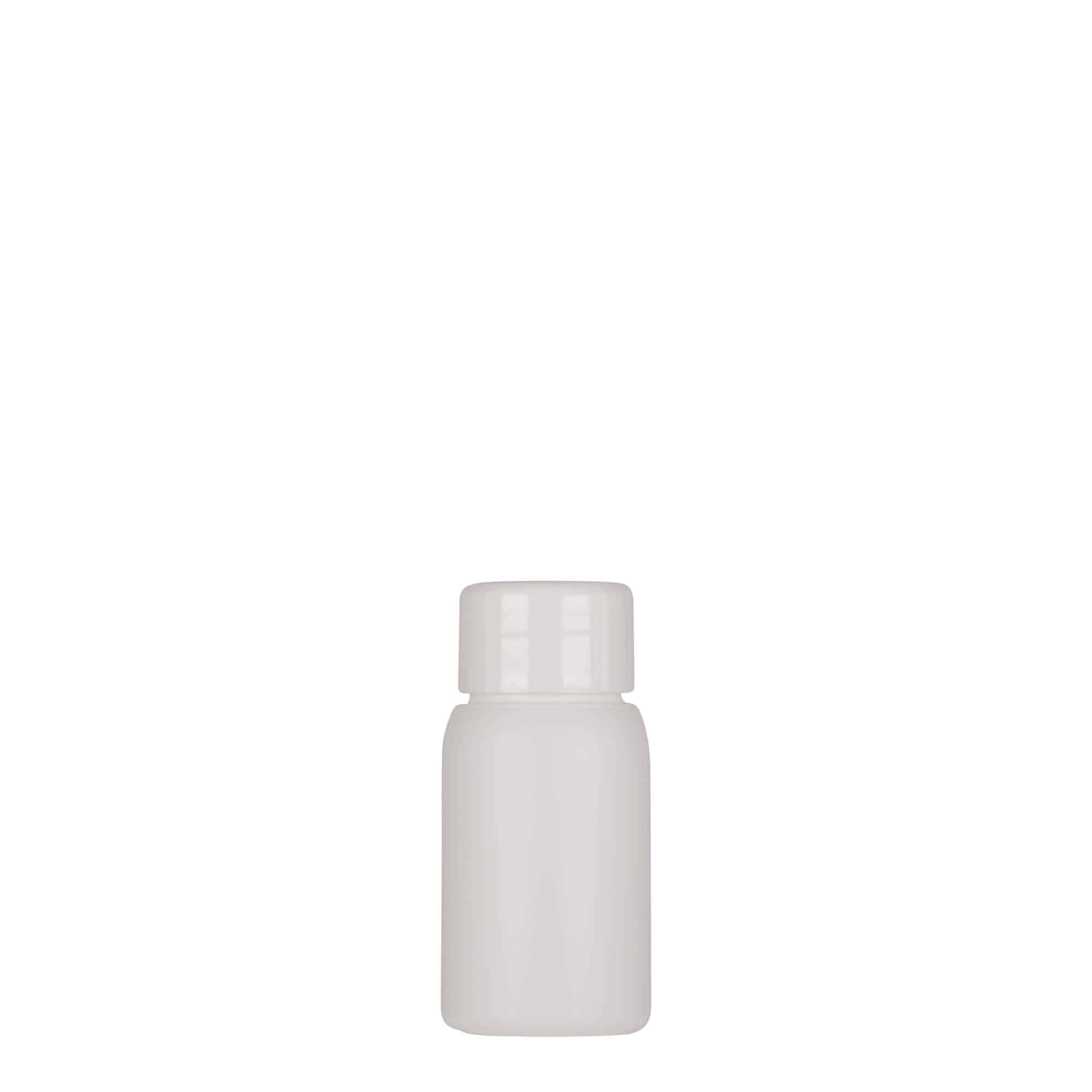 30 ml πλαστικό μπουκάλι 'Tuffy', HDPE, λευκό, στόμιο: 24/410