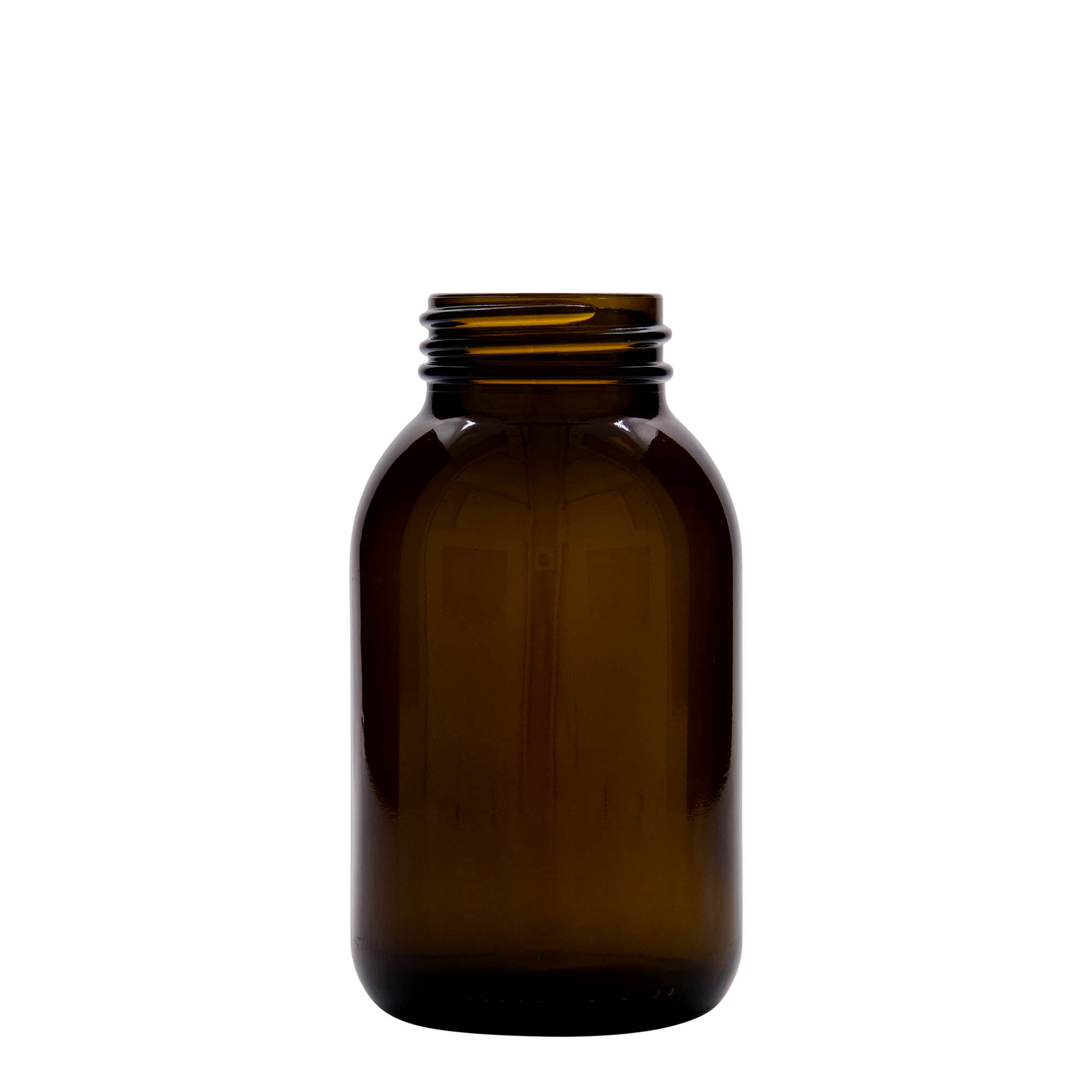 Βάζο με φαρδύ λαιμό 500 ml, καφέ, στόμιο: DIN 55 Βάζο με φαρδύ λαιμό 500 ml, καφέ, στόμιο: DIN 55