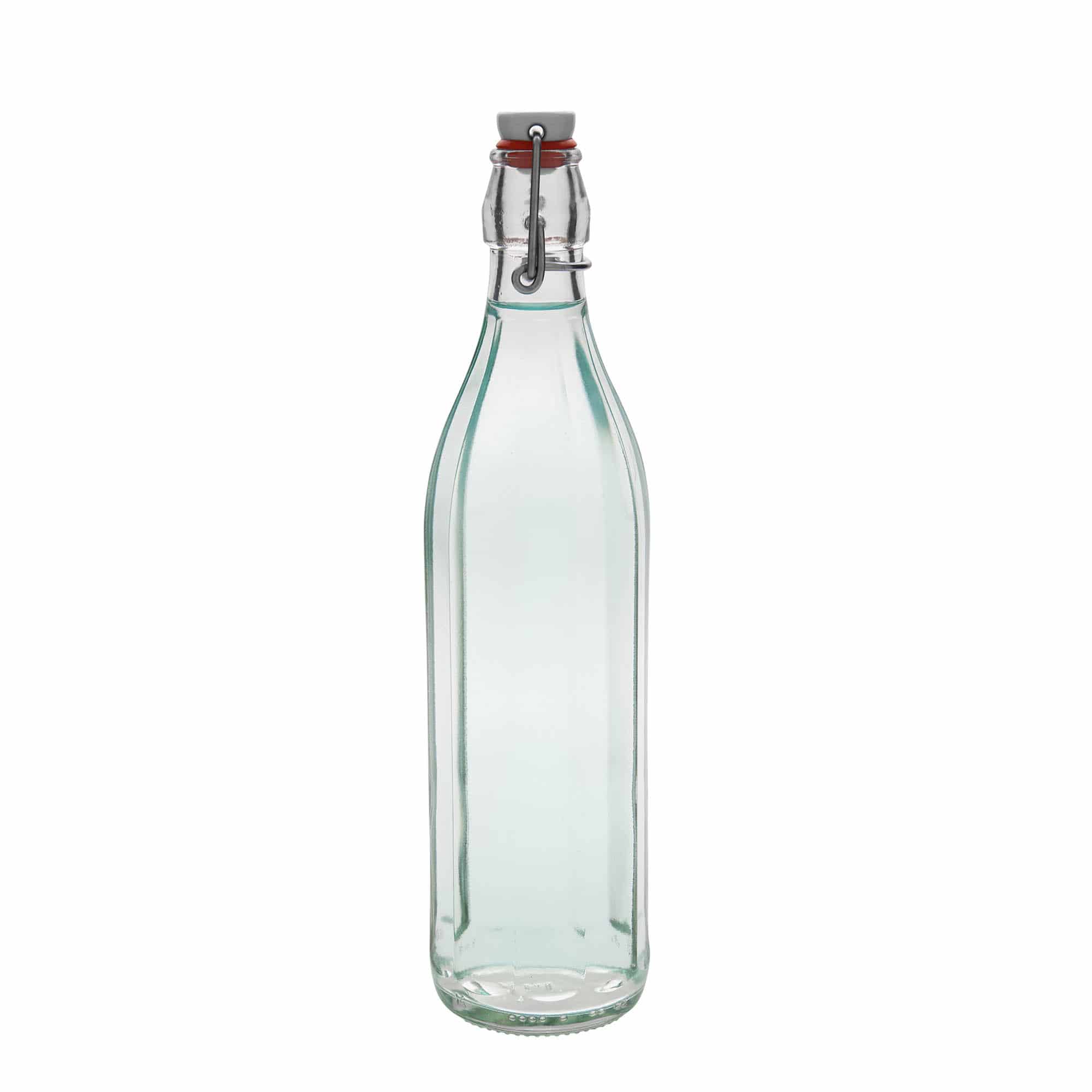 Γυάλινο μπουκάλι 'Bravo' 750 ml, δεκάγωνο, στόμιο: μηχανικό πώμα