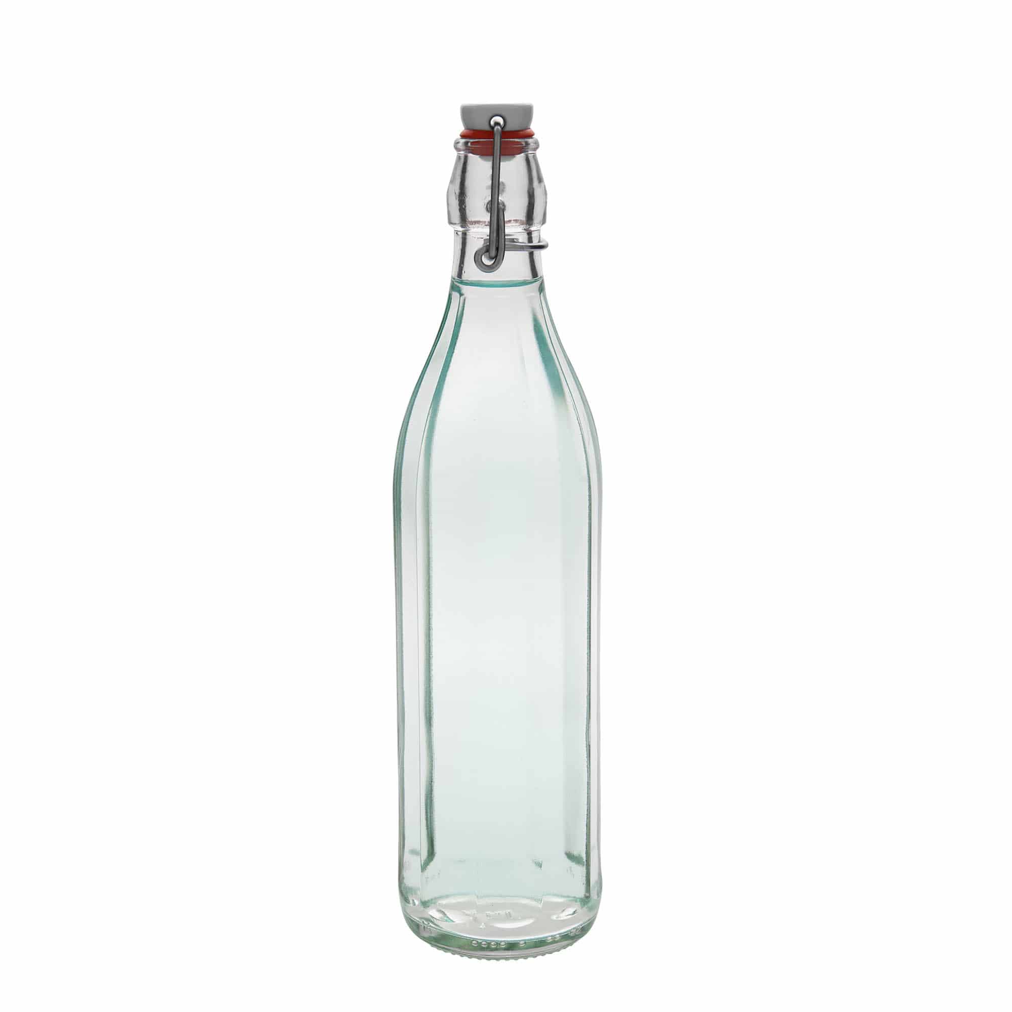 Γυάλινο μπουκάλι 'Bravo' 750 ml, δεκάγωνο, στόμιο: μηχανικό πώμα