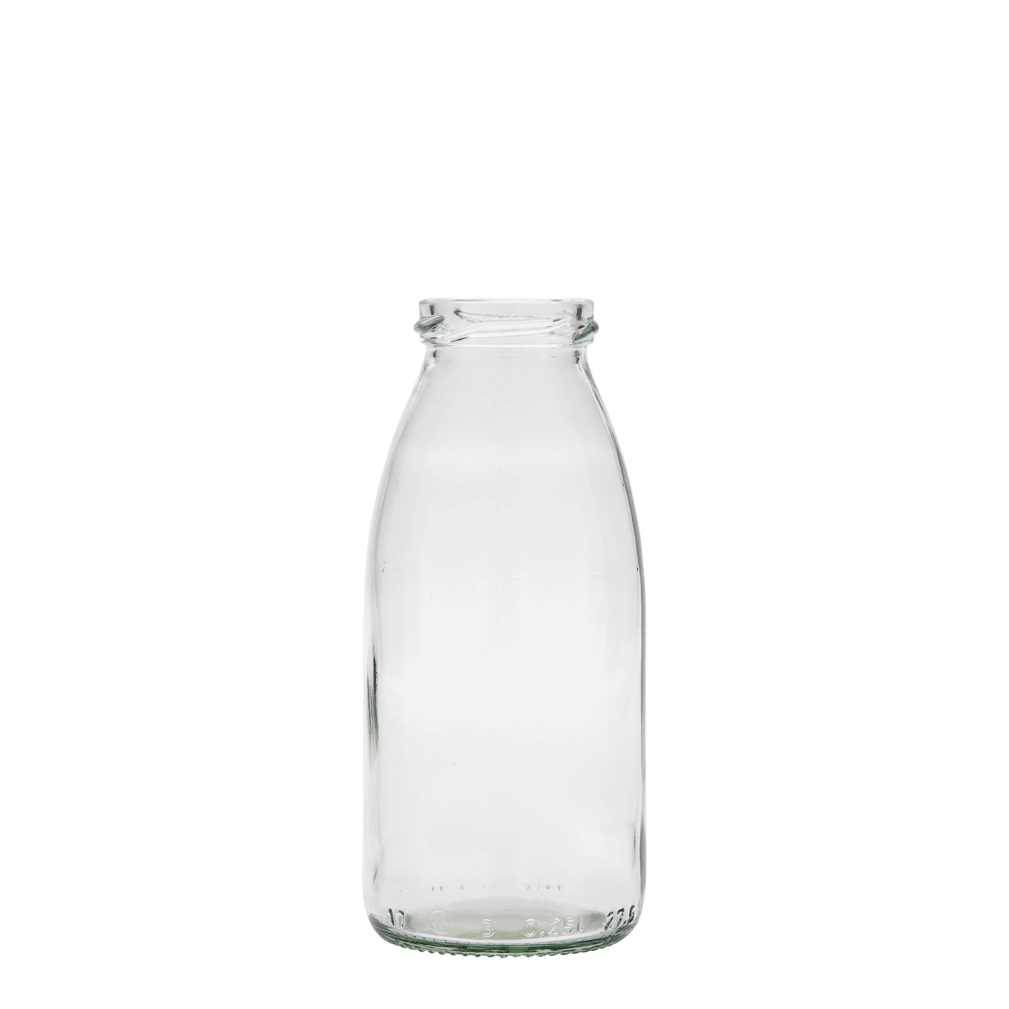 Γυάλινο μπουκάλι 'Vroni' 250 ml, στόμιο: twist-off (TO 43) Γυάλινο μπουκάλι 'Vroni' 250 ml, στόμιο: twist-off (TO 43)