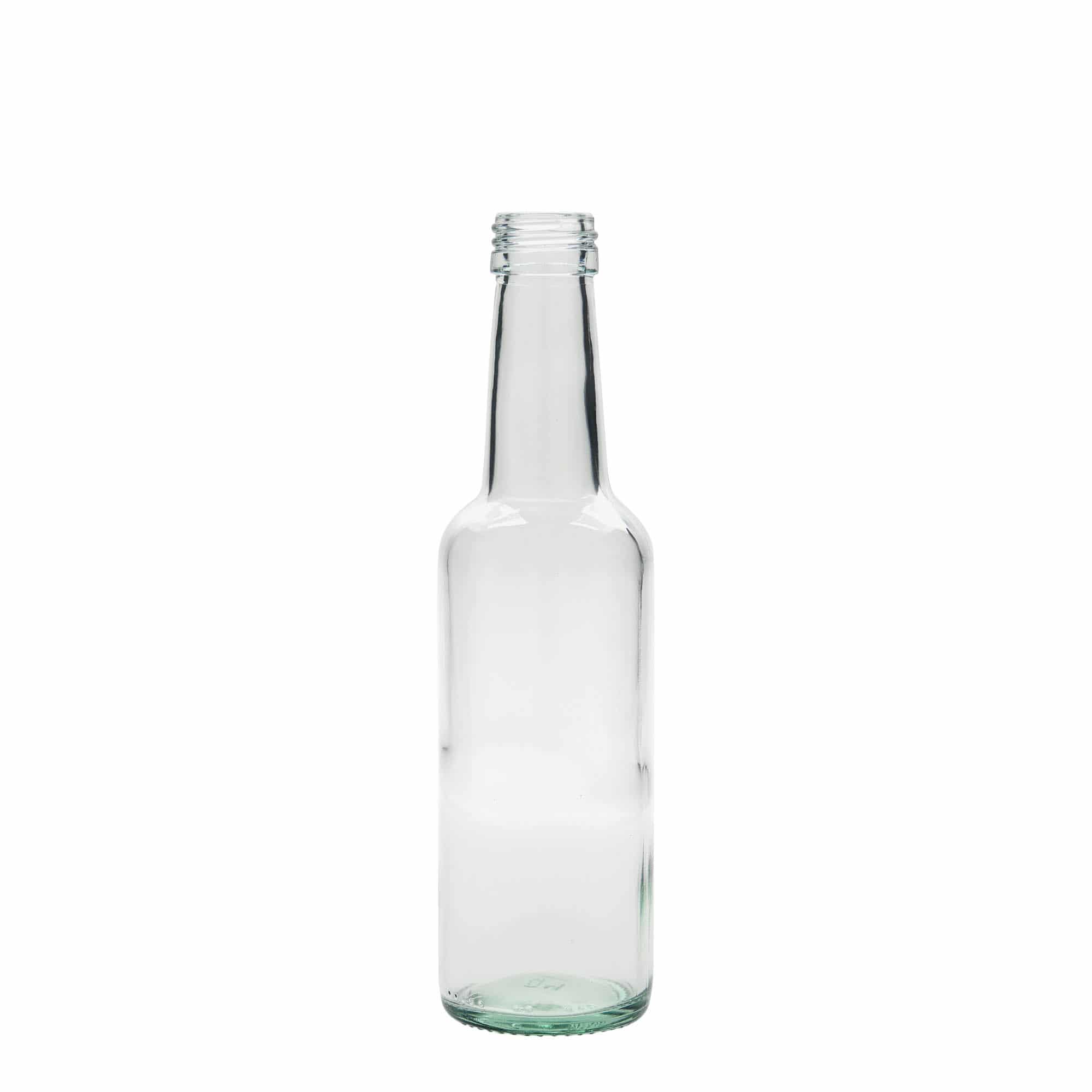 250 ml γυάλινο μπουκάλι με ίσιο λαιμό, στόμιο: PP 28