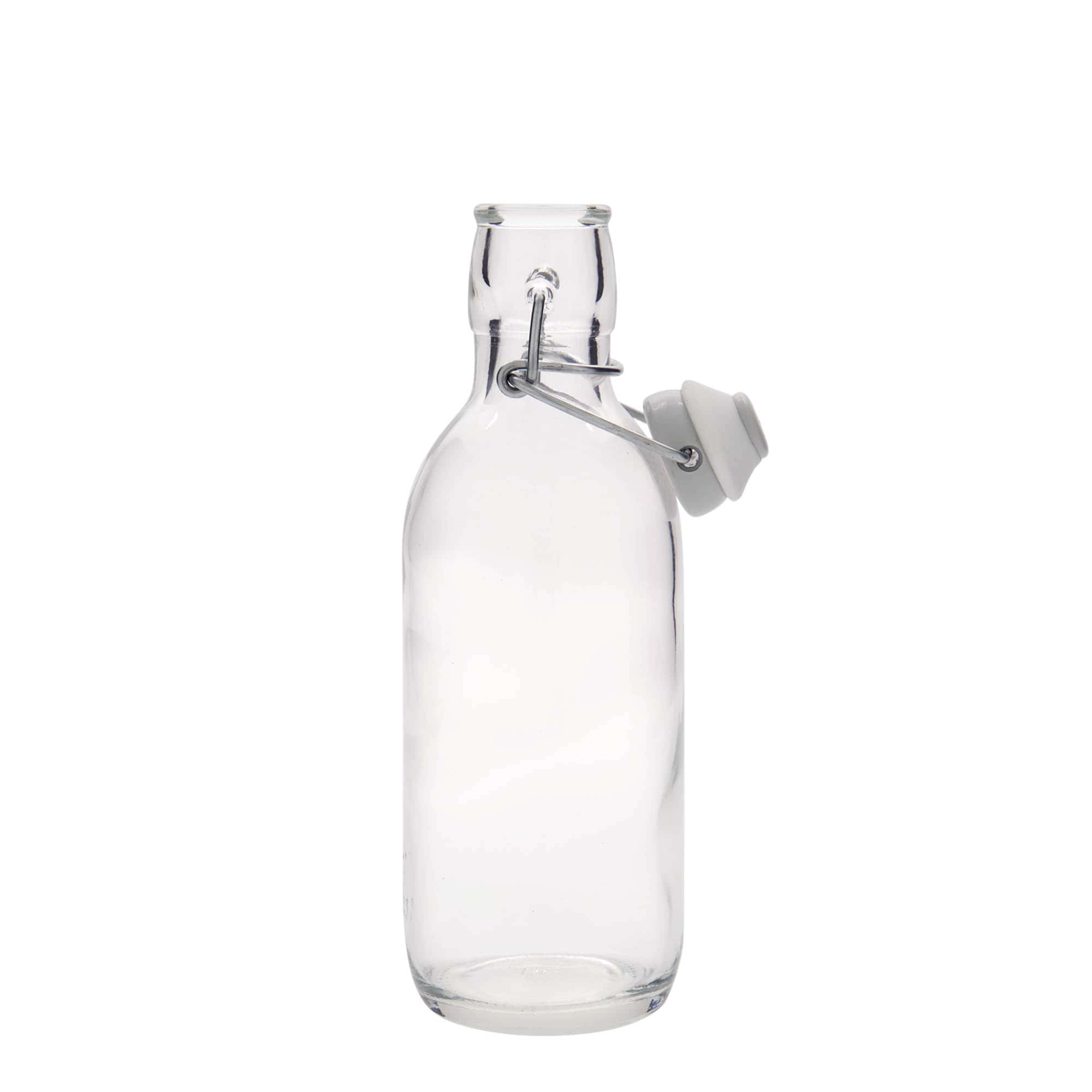 500 ml γυάλινο μπουκάλι 'Emilia', στόμιο: κλείσιμο με μπρούτζινο κλιπ