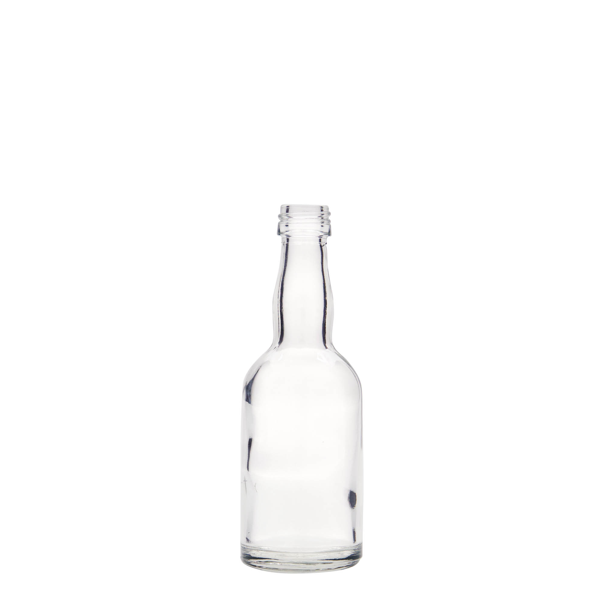 Γυάλινο μπουκάλι 'Proba' 50 ml, στόμιο: PP 18