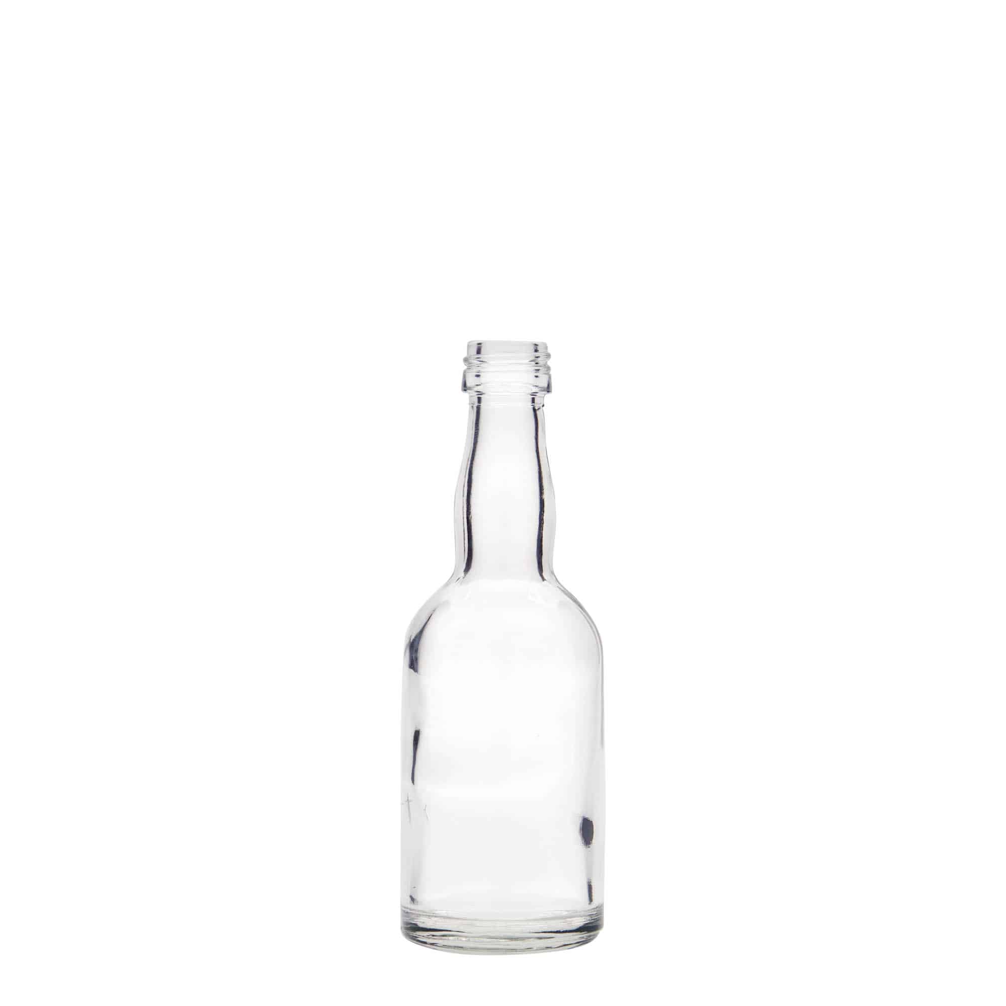 Γυάλινο μπουκάλι 'Proba' 50 ml, στόμιο: PP 18