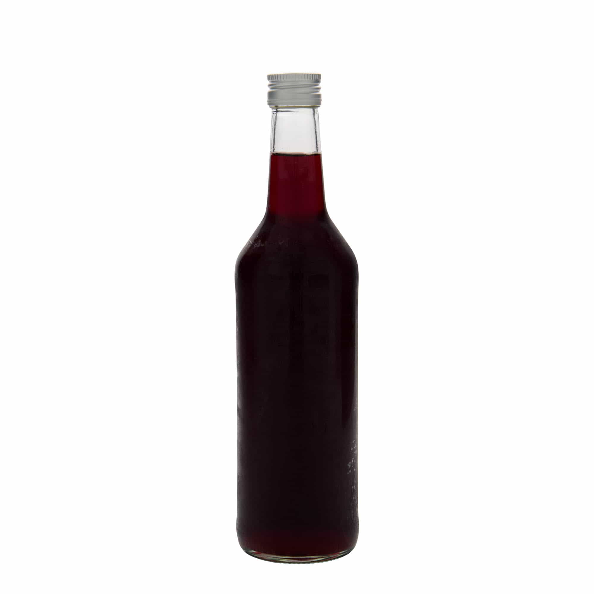 Γυάλινο μπουκάλι με ίσιο λαιμό 500 ml, στόμιο: PP 28