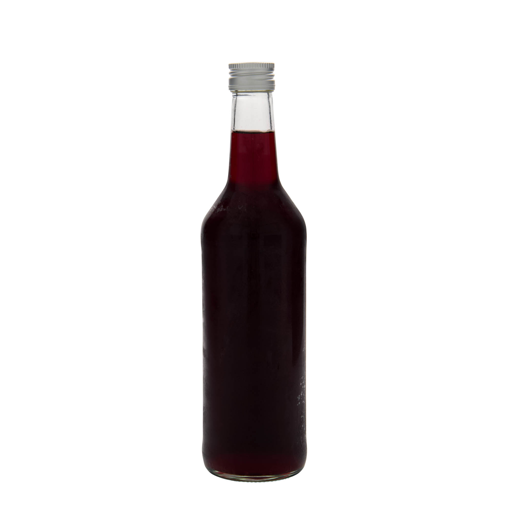 Γυάλινο μπουκάλι με ίσιο λαιμό 500 ml, στόμιο: PP 28 Γυάλινο μπουκάλι με ίσιο λαιμό 500 ml, στόμιο: PP 28