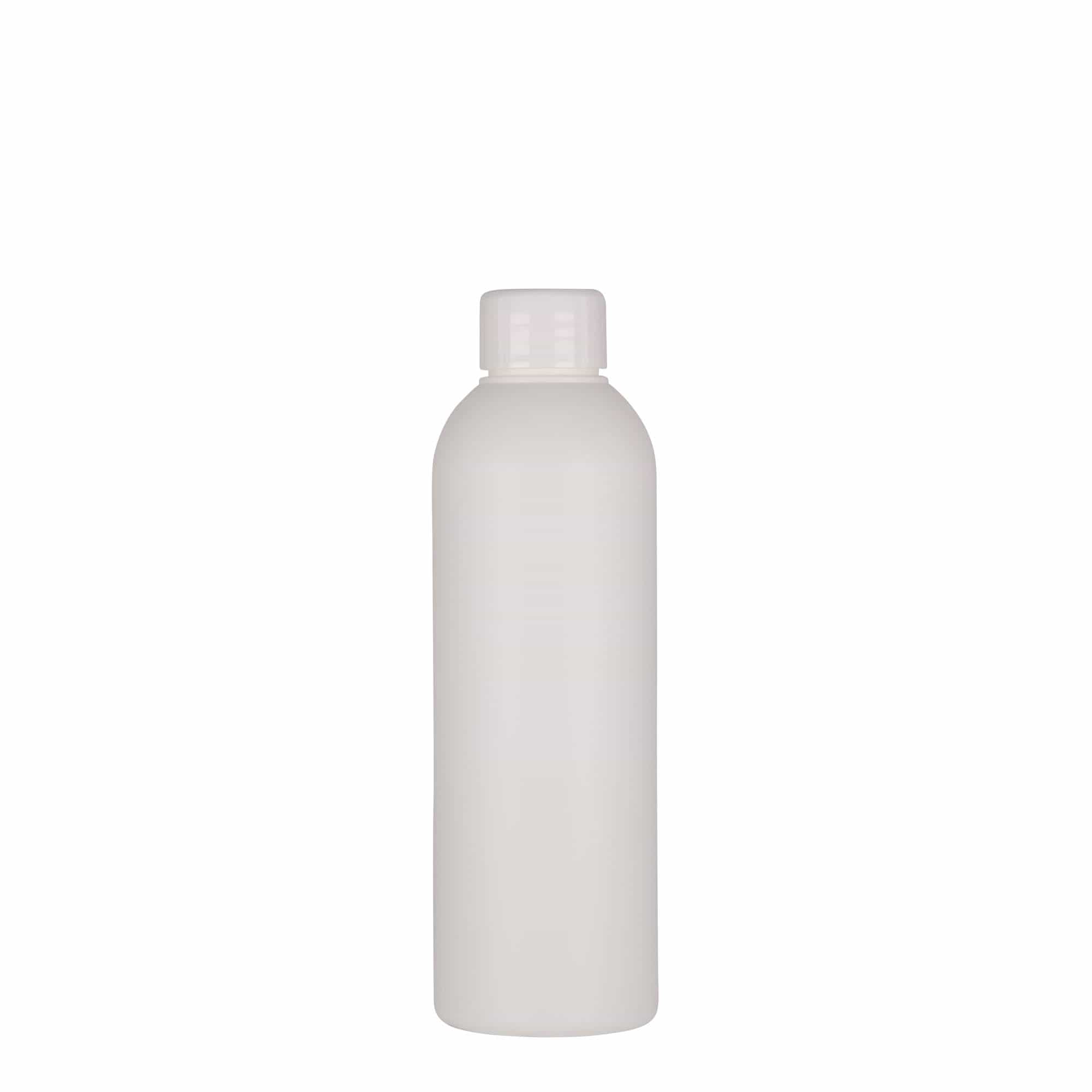 200 ml πλαστικό μπουκάλι 'Tuffy', HDPE, λευκό, στόμιο: 24/410