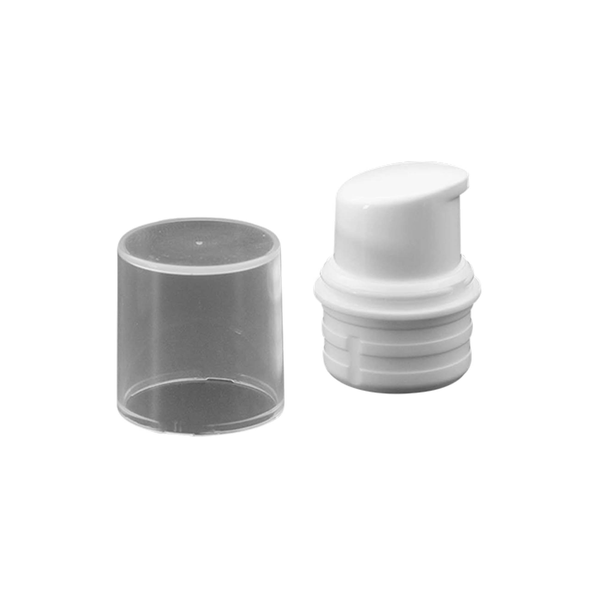 Κεφαλή αντλίας Airless Dispenser 'Nano', πλαστικό PP, λευκή