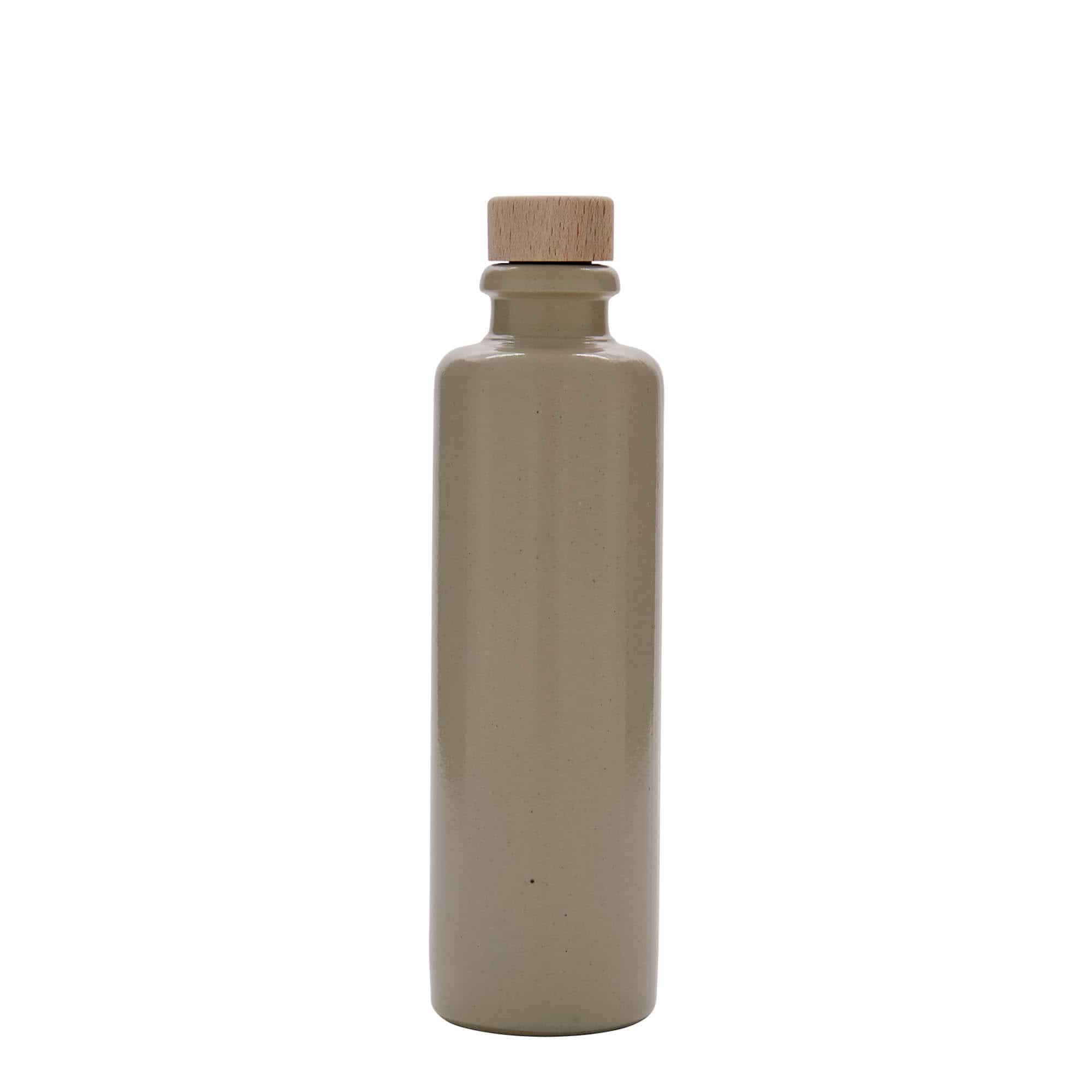 Κεραμικό μπουκάλι 200 ml, κεραμικό, μπεζ, στόμιο: φελλός