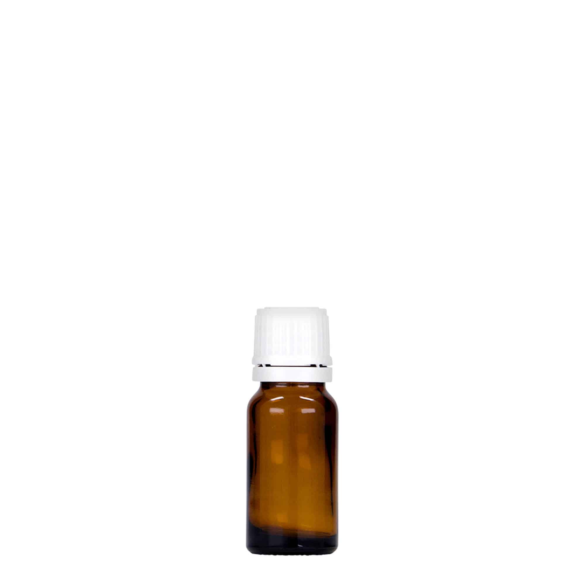 Μπουκάλι φαρμάκου 10 ml, γυάλινο, καφέ, στόμιο: DIN 18