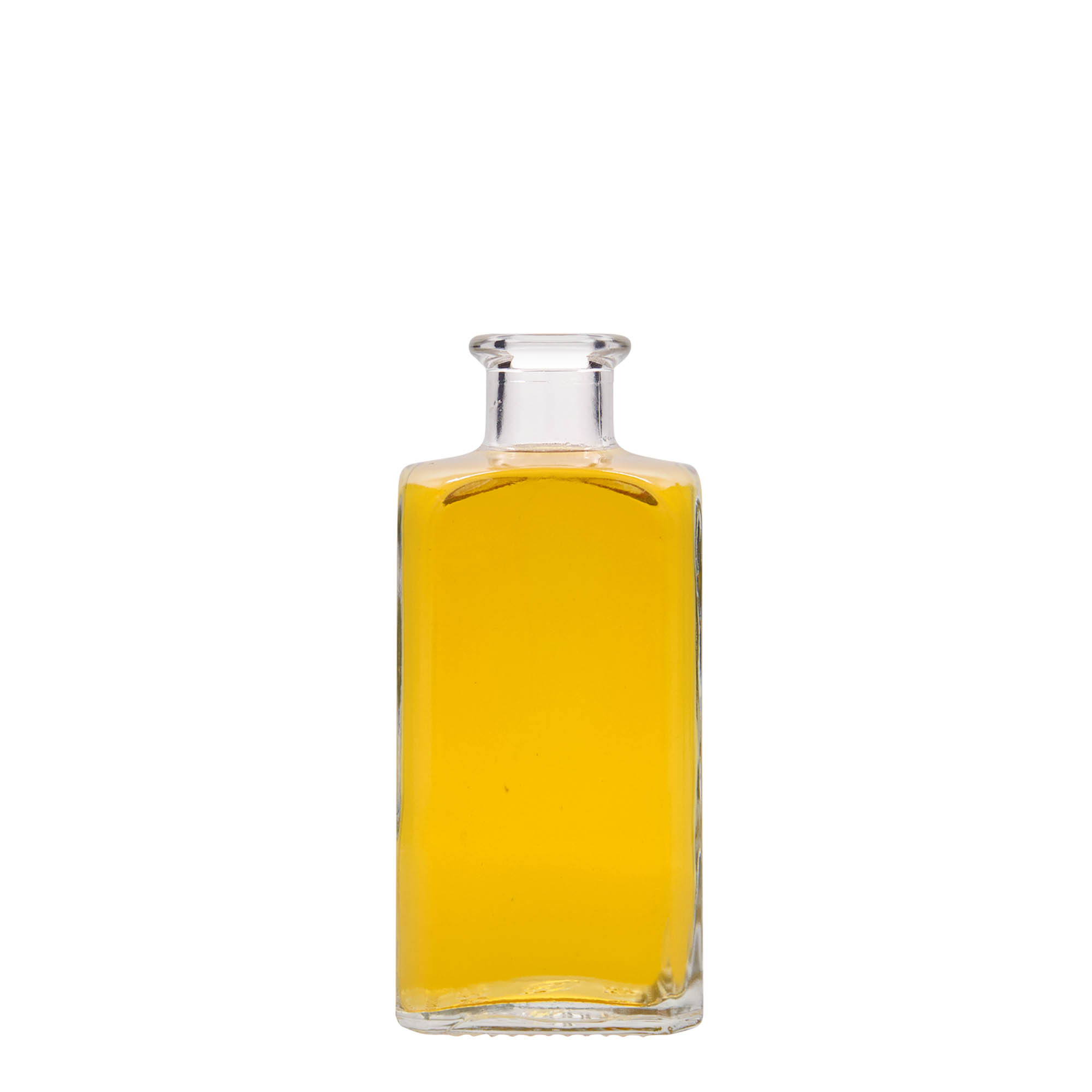 Γυάλινο μπουκάλι φαρμακείου 'Carré' 250 ml, τετράγωνο, στόμιο: φελλός Γυάλινο μπουκάλι φαρμακείου 'Carré' 250 ml, τετράγωνο, στόμιο: φελλός