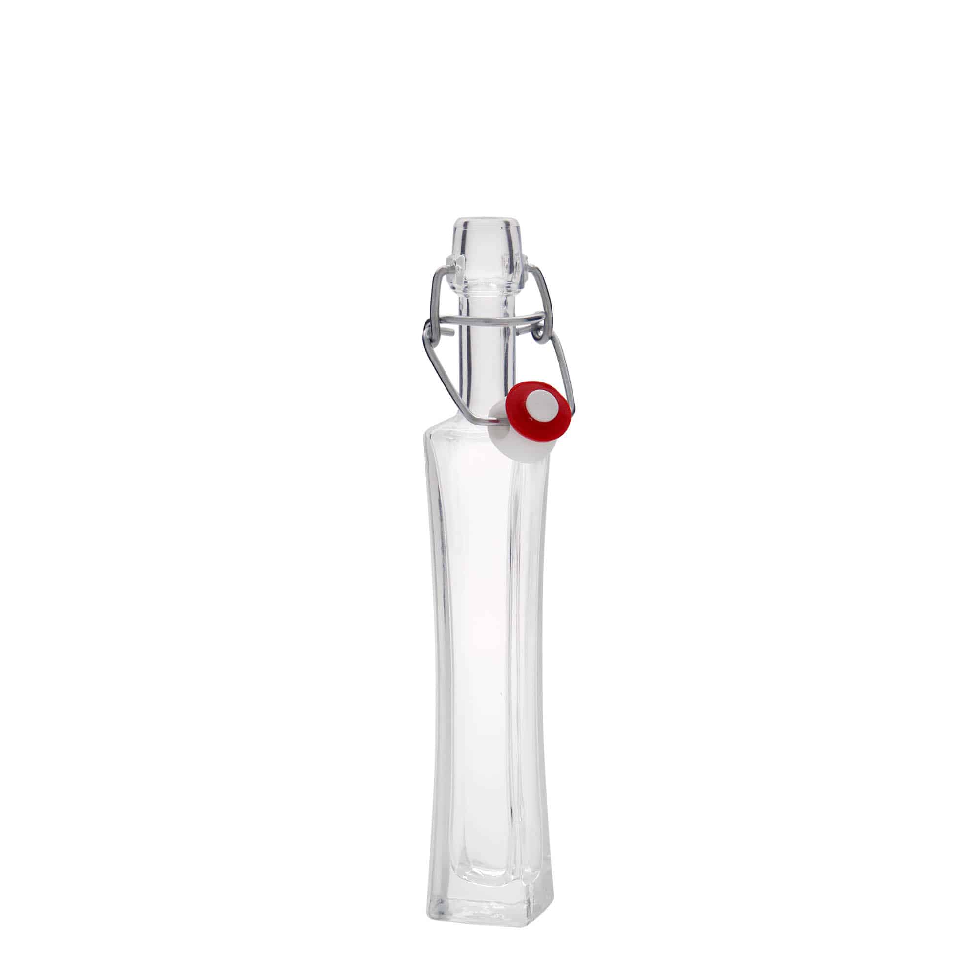 Γυάλινο μπουκάλι 'Koko' 40 ml, τετράγωνο, στόμιο: μηχανικό πώμα