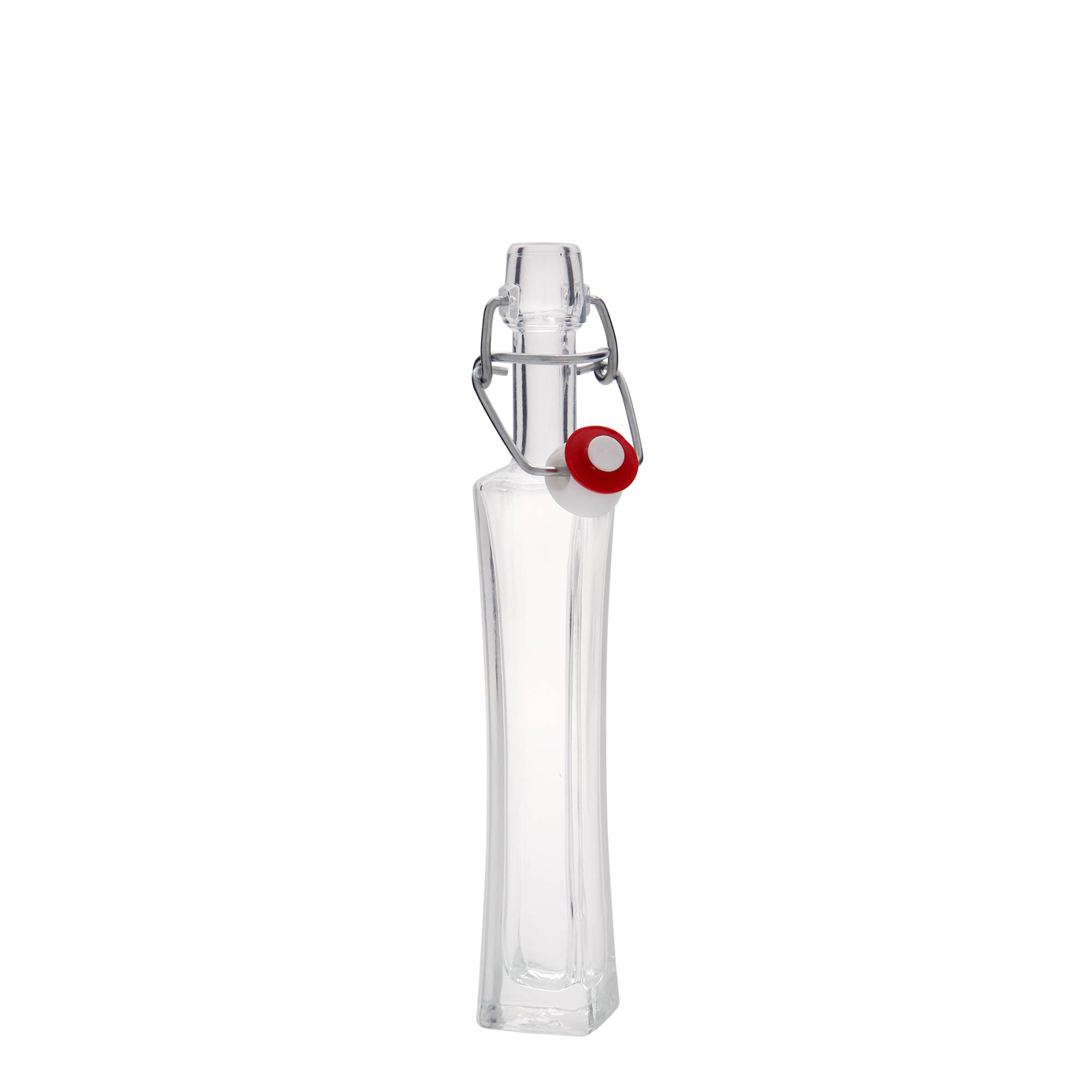 Γυάλινο μπουκάλι 'Koko' 40 ml, τετράγωνο, στόμιο: μηχανικό πώμα