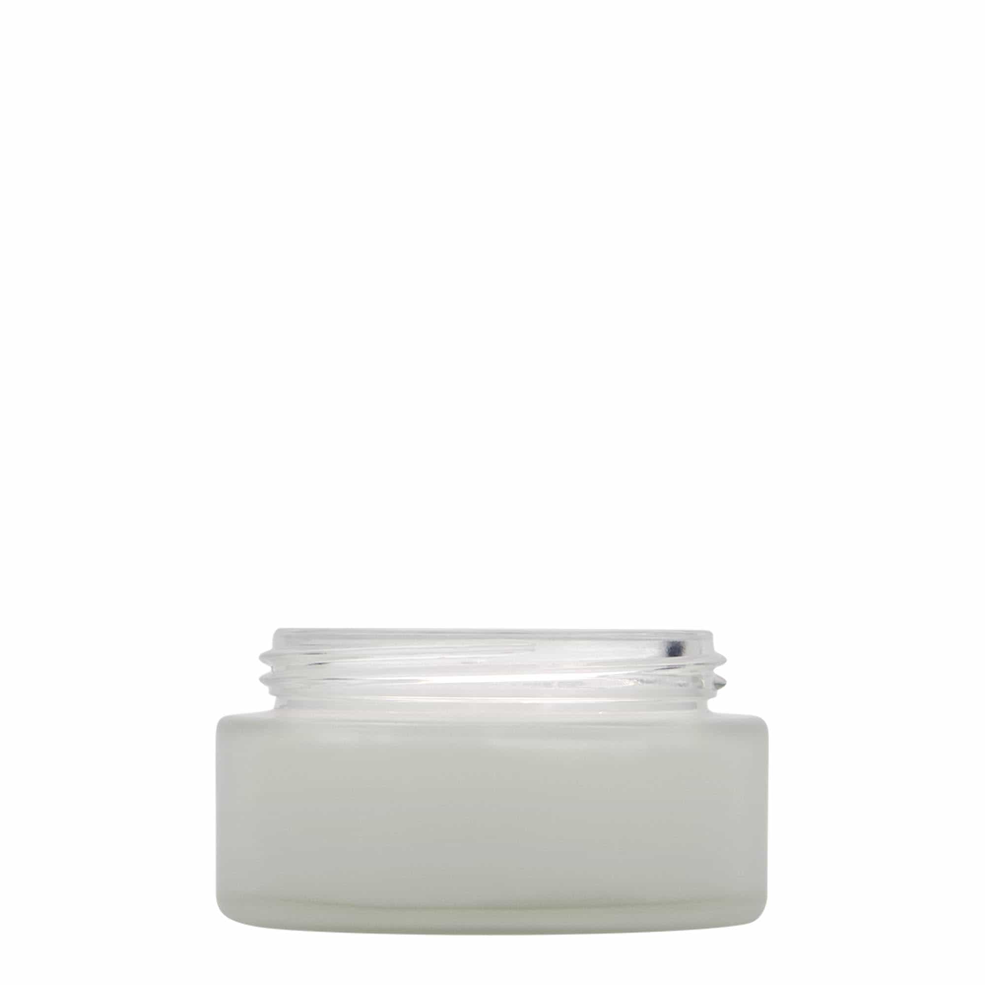 Βάζο για καλλυντικά 'Platin Edition' 100 ml, γυάλινο, εφέ του πάγου, στόμιο: βιδωτό πώμα