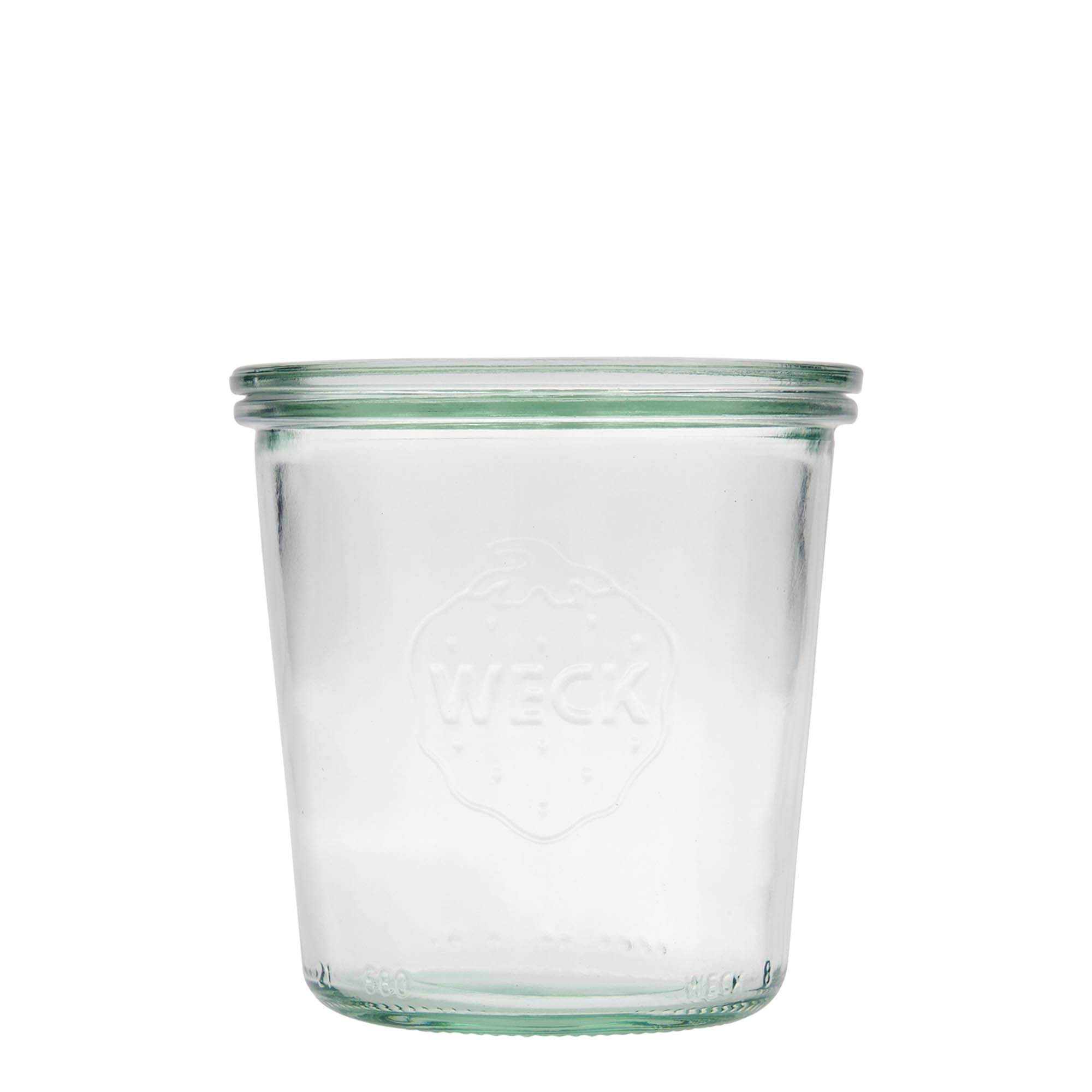 Κυλινδρικό βάζο WECK 580 ml, στόμιο: στρογγυλεμένο χείλος