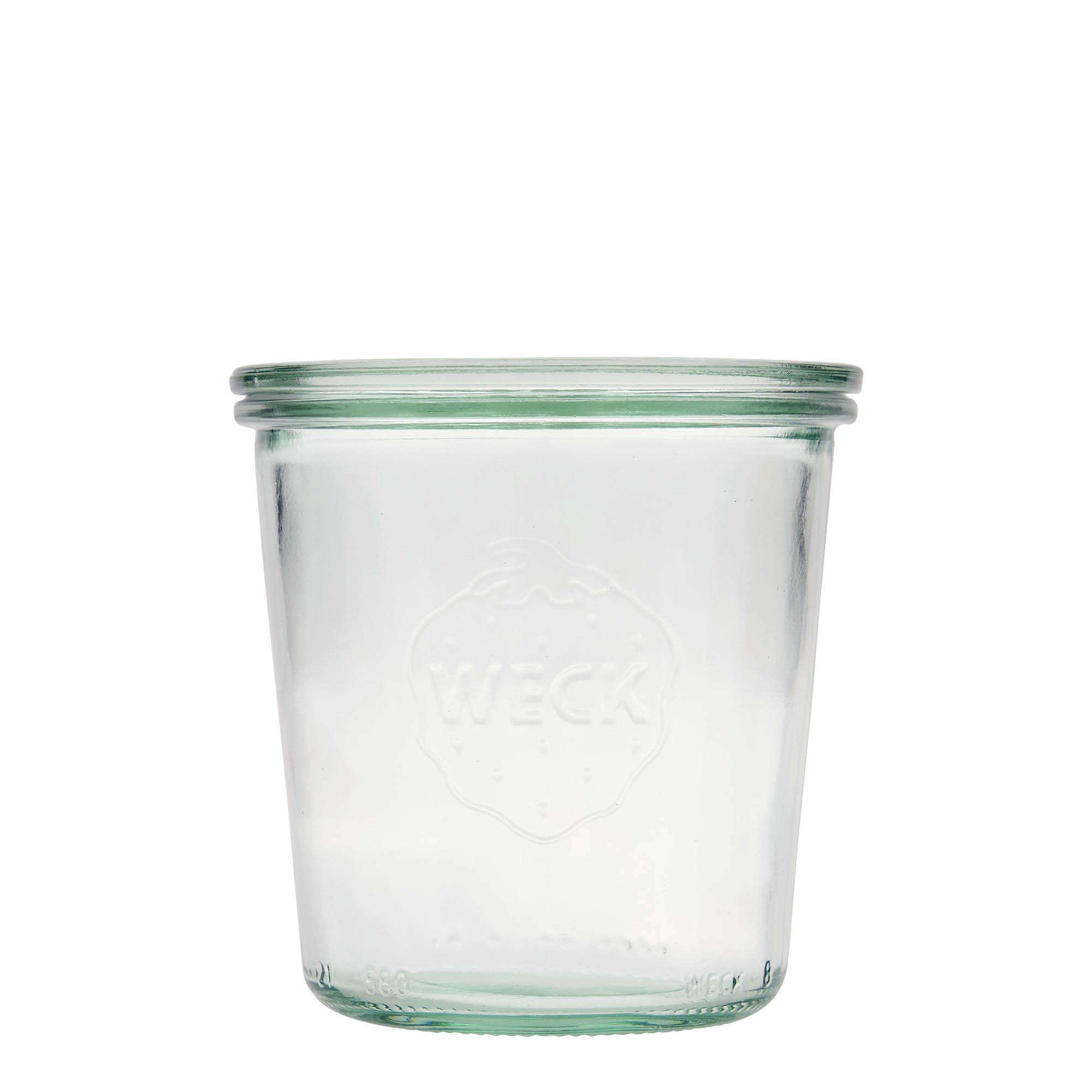 Κυλινδρικό βάζο WECK 580 ml, στόμιο: στρογγυλεμένο χείλος Κυλινδρικό βάζο WECK 580 ml, στόμιο: στρογγυλεμένο χείλος