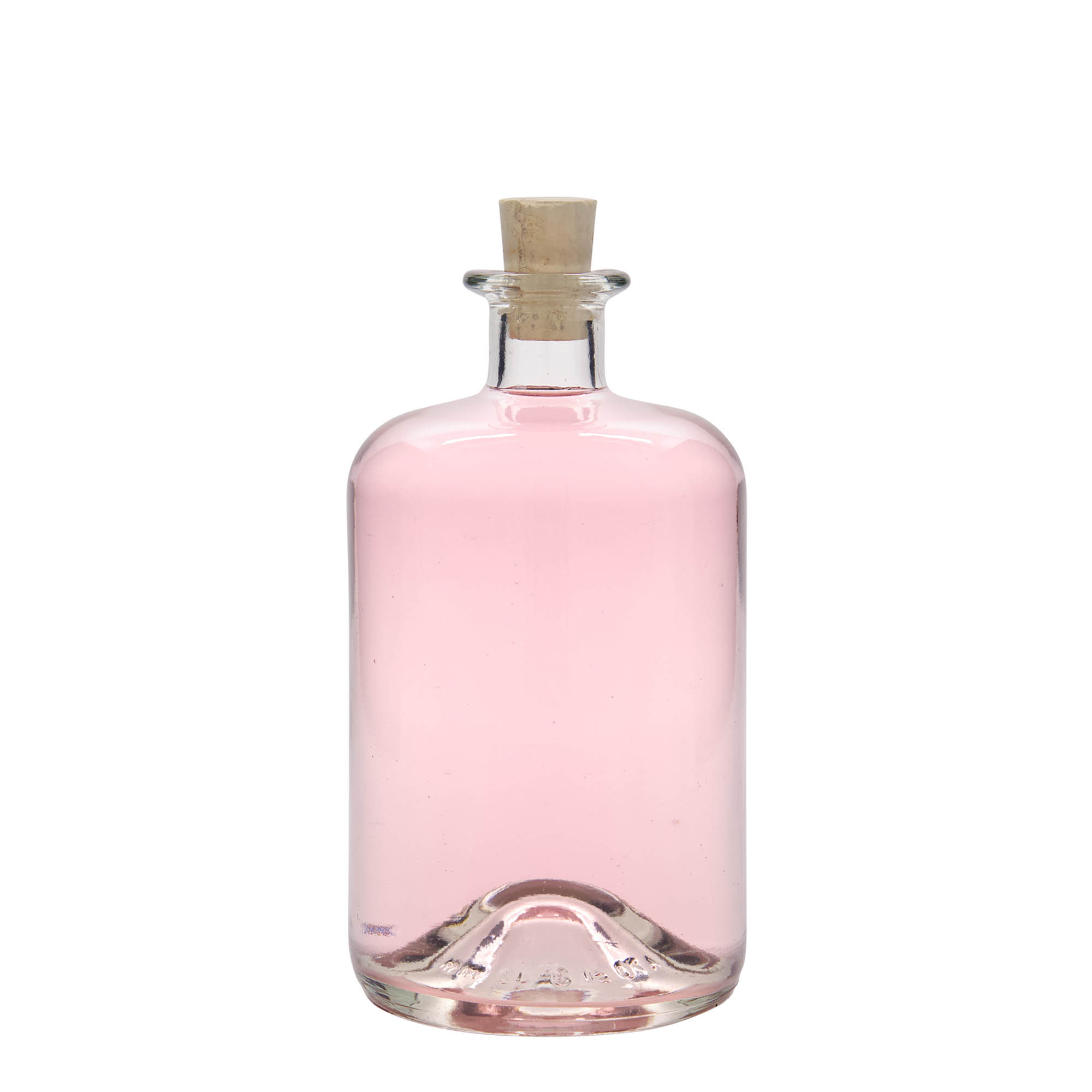Γυάλινο μπουκάλι φαρμακείου 700 ml, στόμιο: φελλός