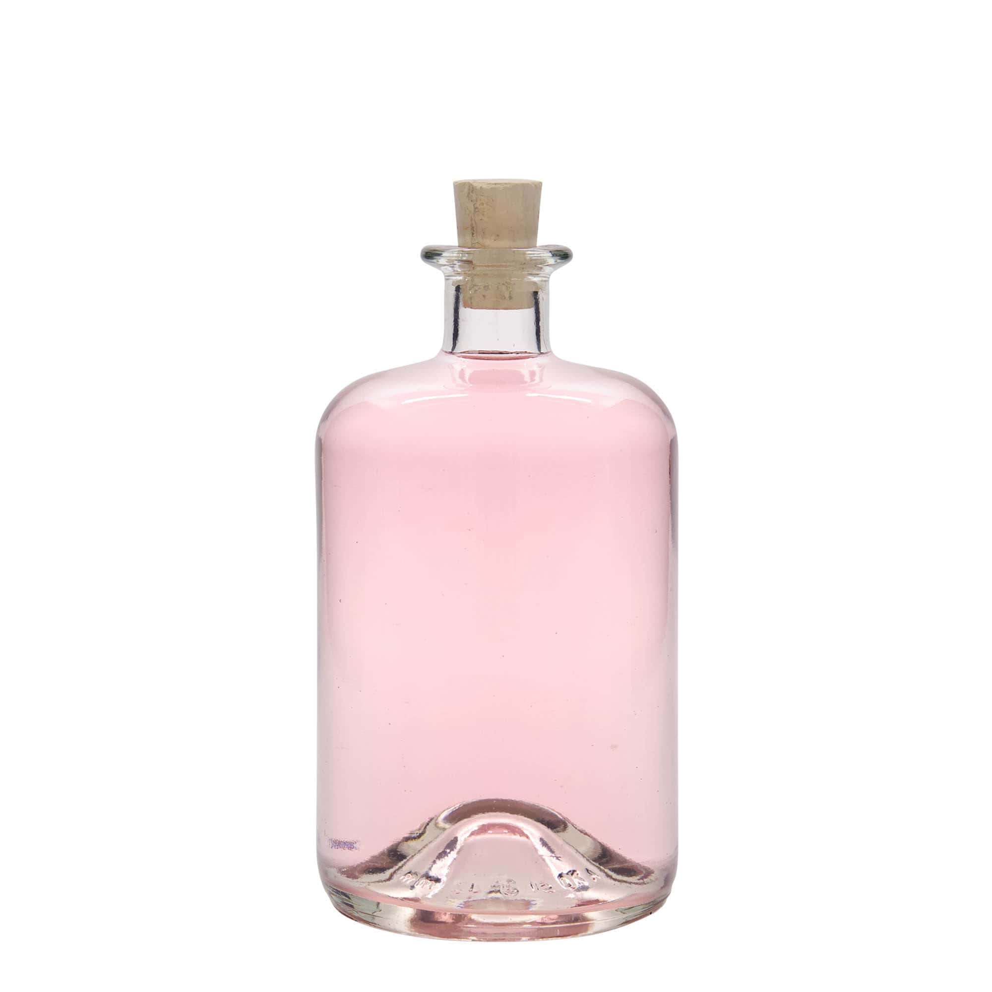 Γυάλινο μπουκάλι φαρμακείου 700 ml, στόμιο: φελλός