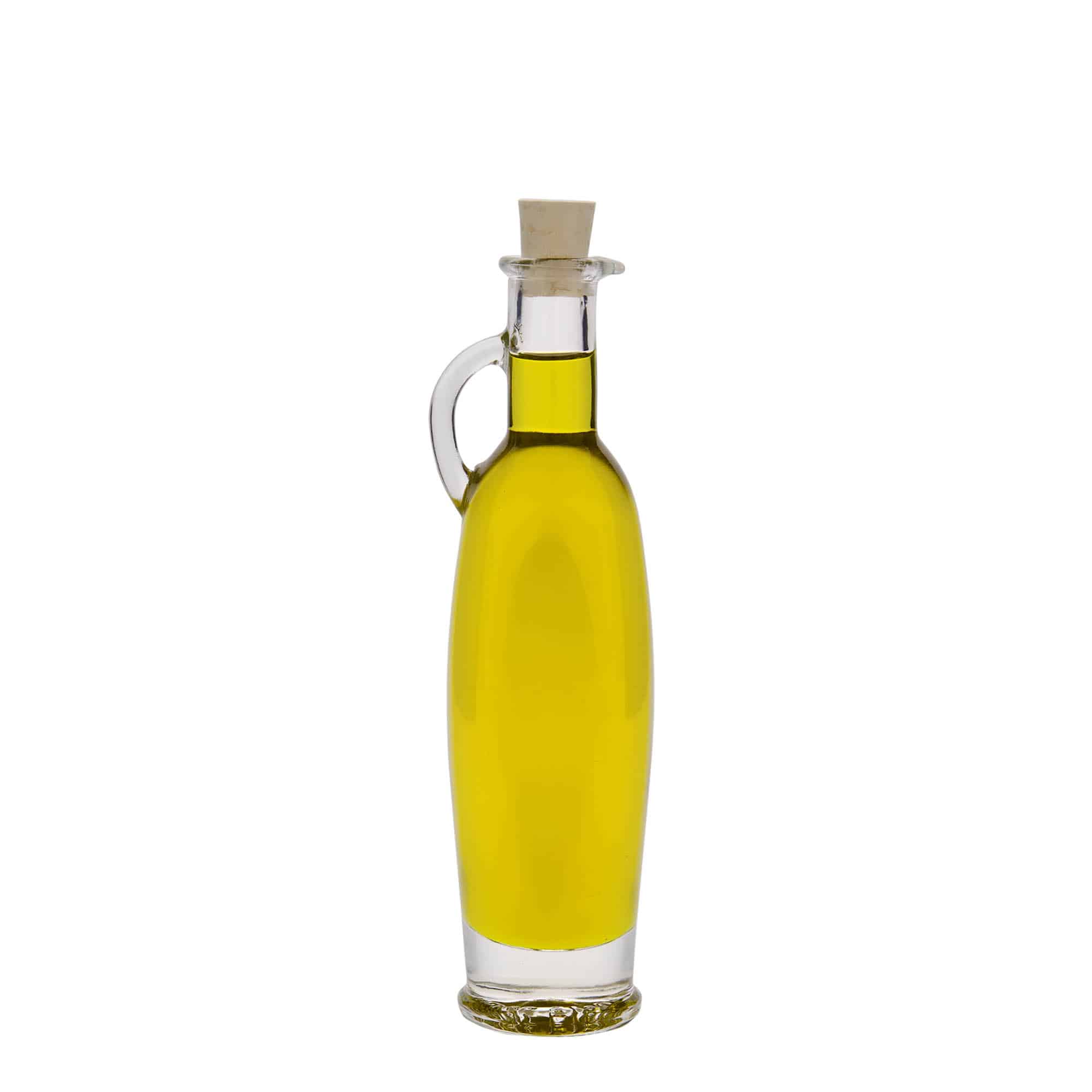 Γυάλινο μπουκάλι 'Eleganta' 100 ml, οβάλ, στόμιο: φελλός