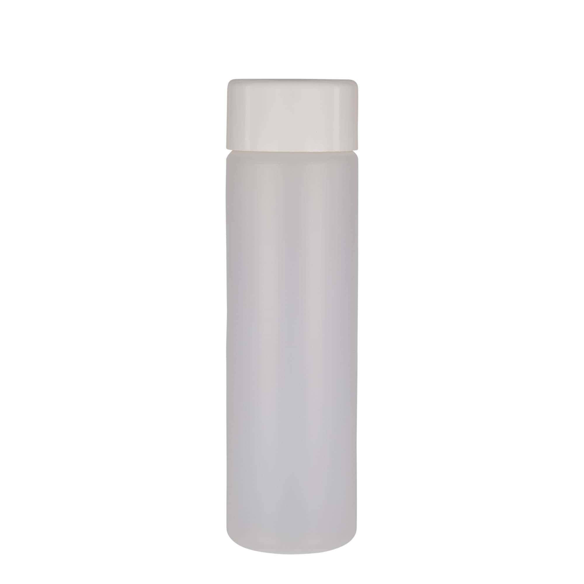 Στρογγυλό μπουκάλι 500 ml, πλαστικό PE, φυσικό χρώμα, στόμιο: βιδωτό πώμα