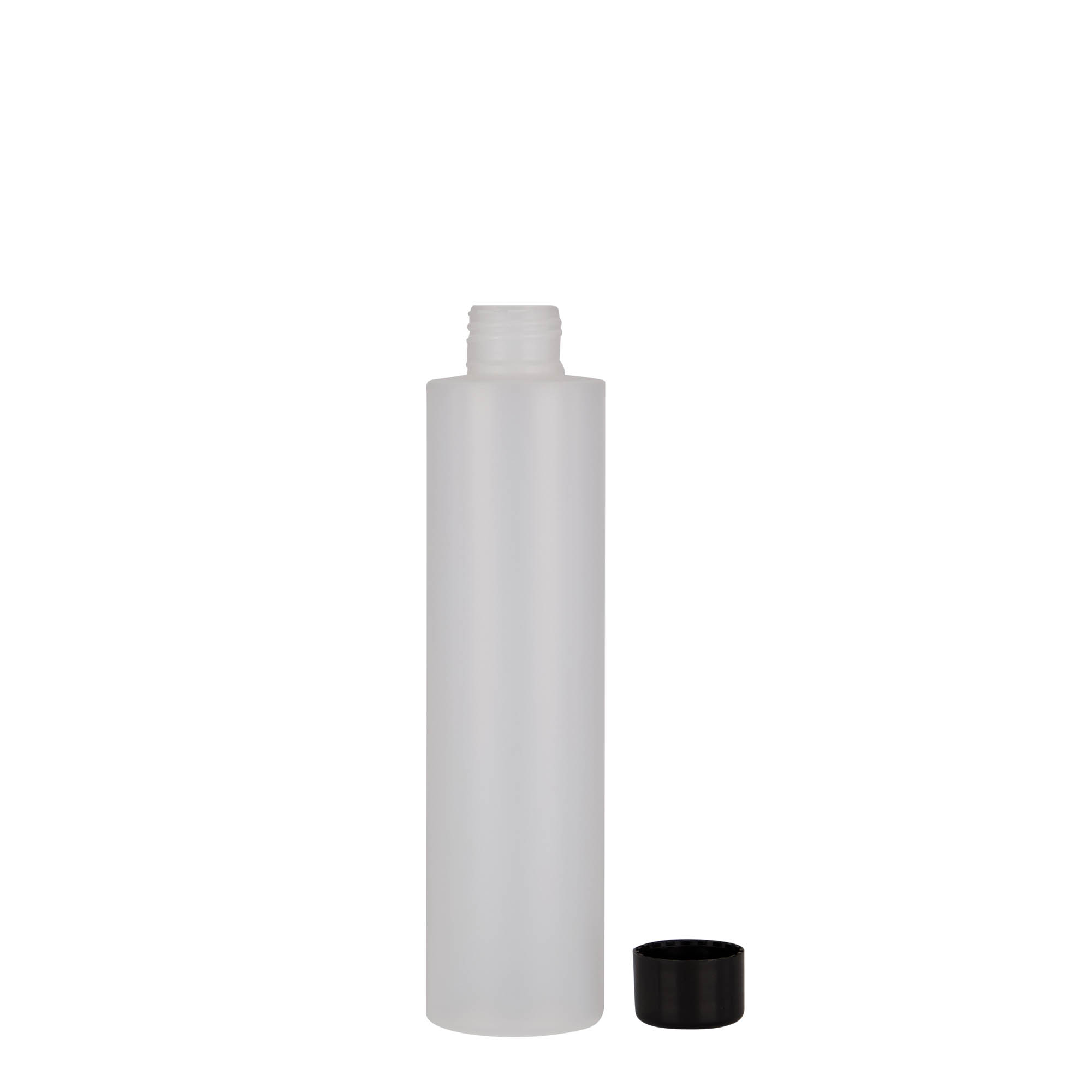 Πλαστικό μπουκάλι 'Pipe' 200 ml, HDPE, φυσικό χρώμα, στόμιο: GPI 24/410