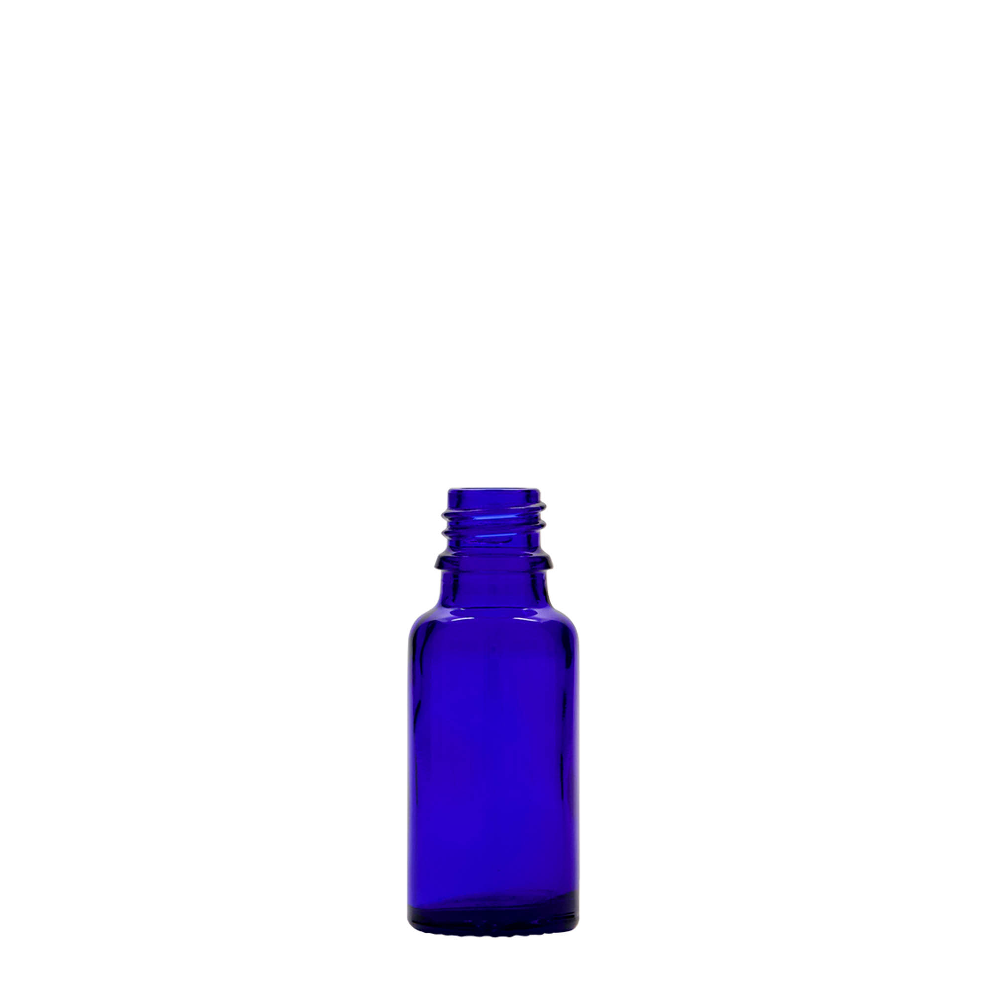 Μπουκάλι φαρμάκου 20 ml, γυάλινο, μπλε ρουά, στόμιο: DIN 18